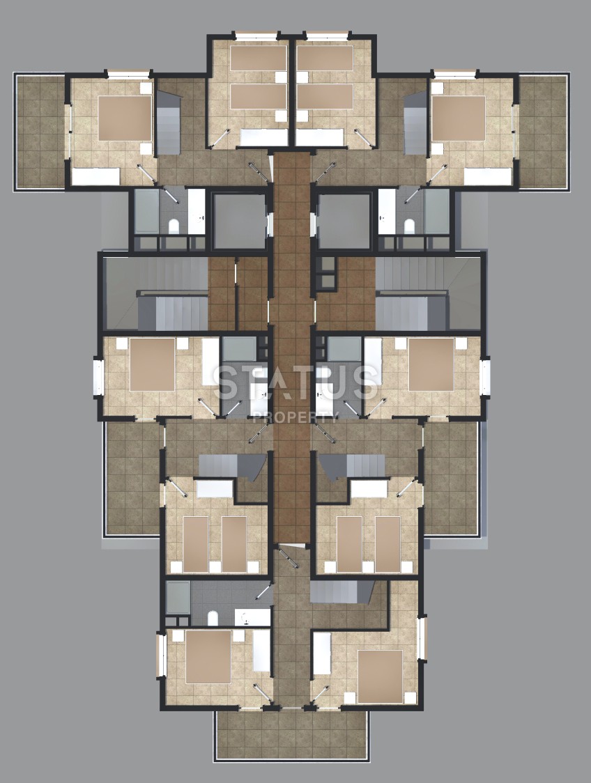 Квартиры с видом на море в Авсалларе в новом комплексе! фото 21