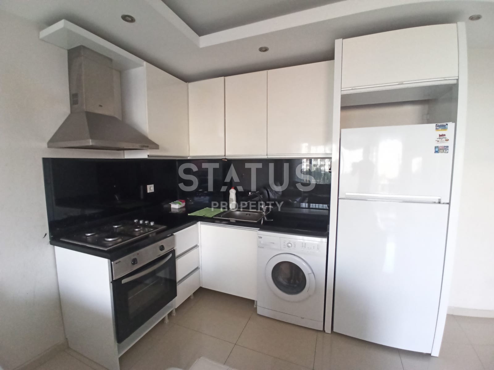 Excellent 1+1 apartment with side sea view, 60 m2 фото 6