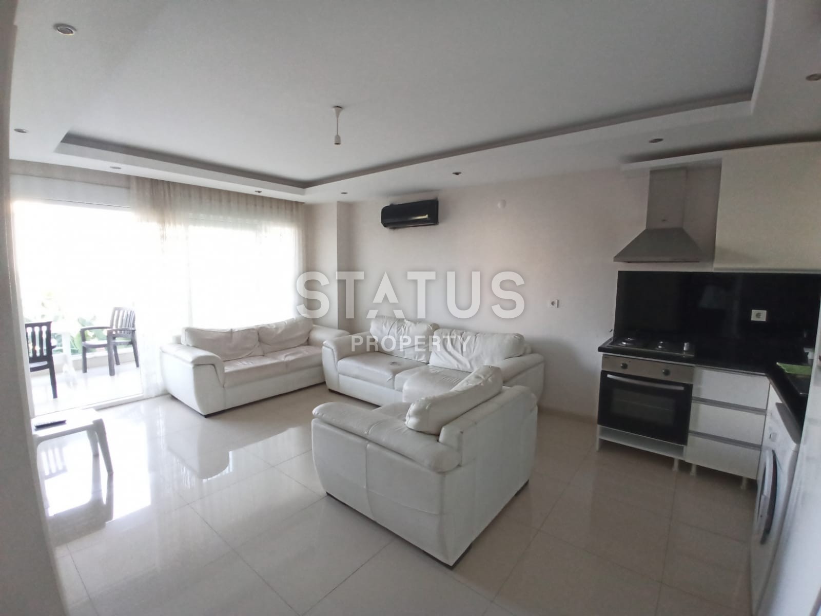 Excellent 1+1 apartment with side sea view, 60 m2 фото 7