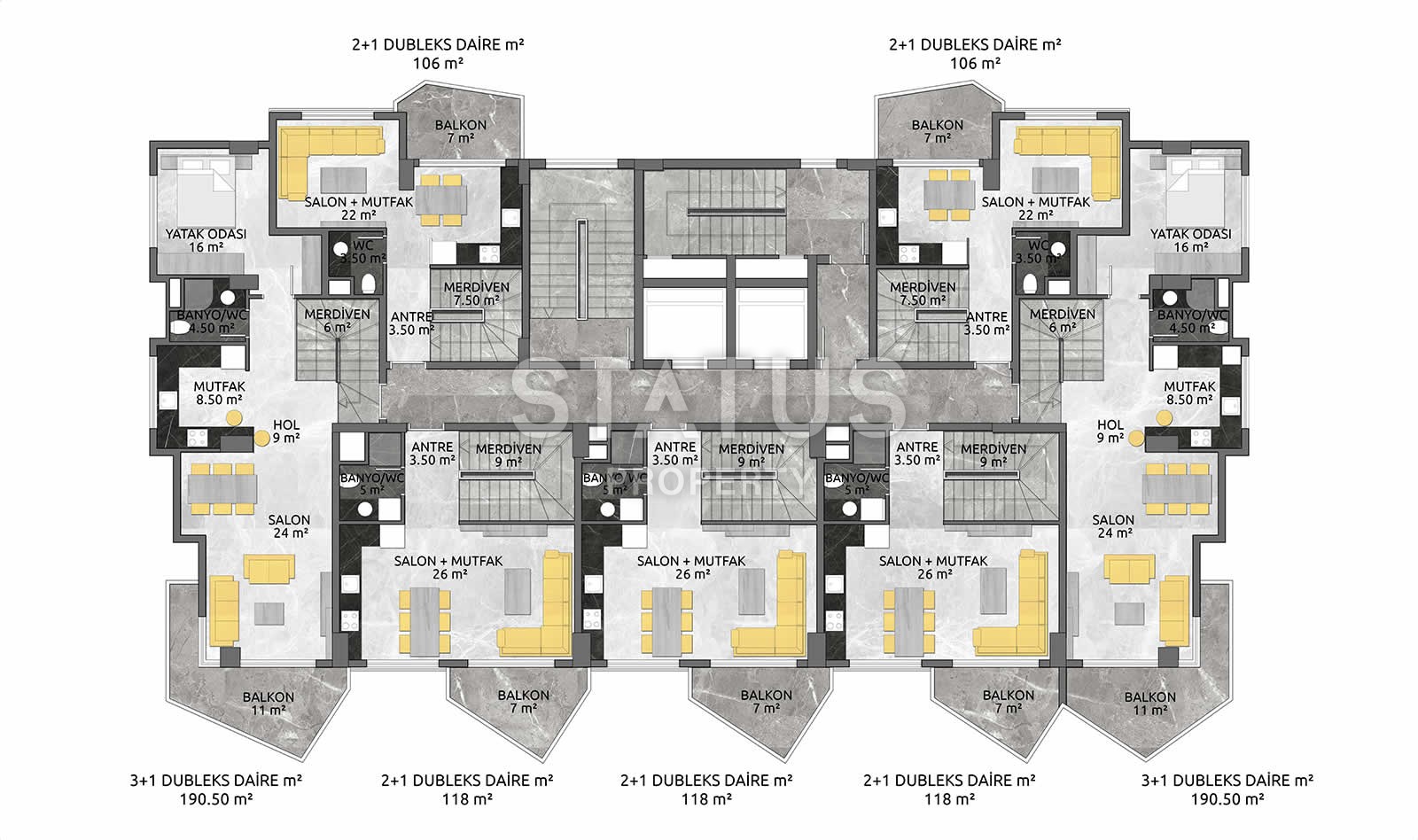 Новый комплекс на этапе строительства в Махмутларе с рассрочкой платежа! фото 26