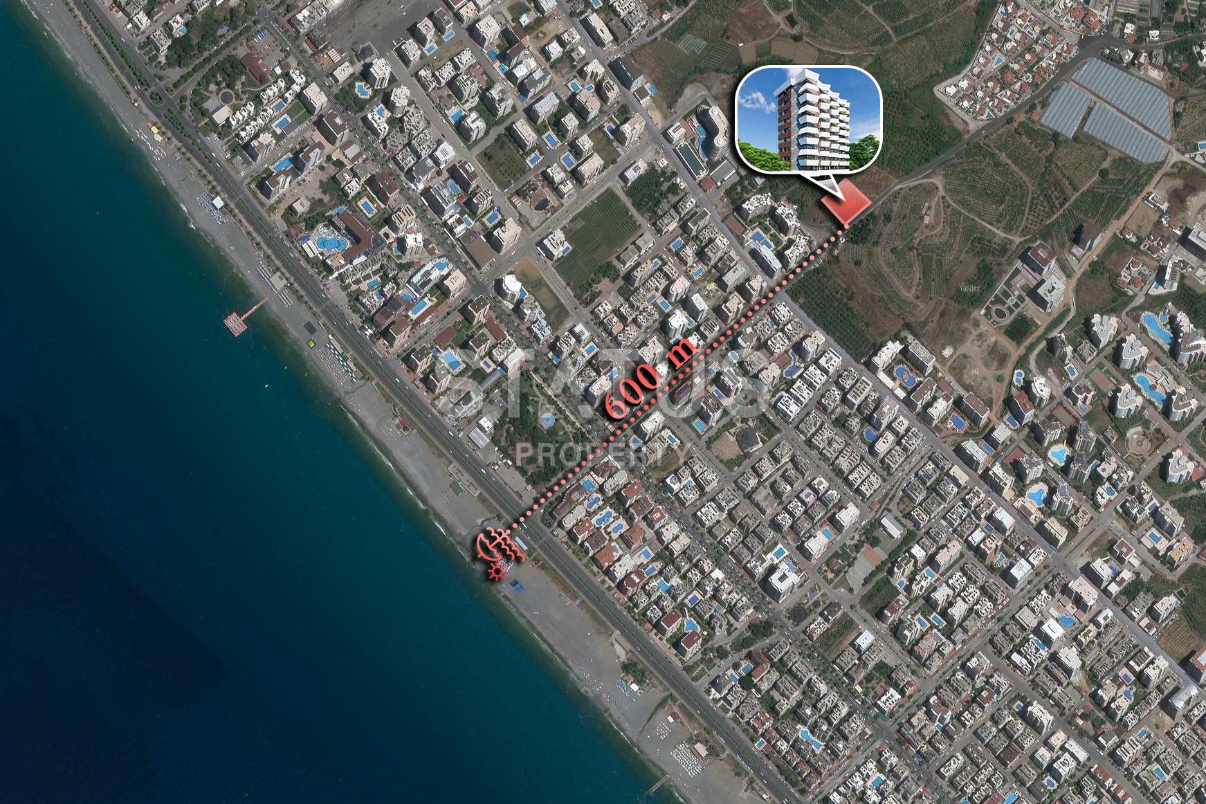 Новый комплекс на этапе строительства в Махмутларе с рассрочкой платежа! фото 74