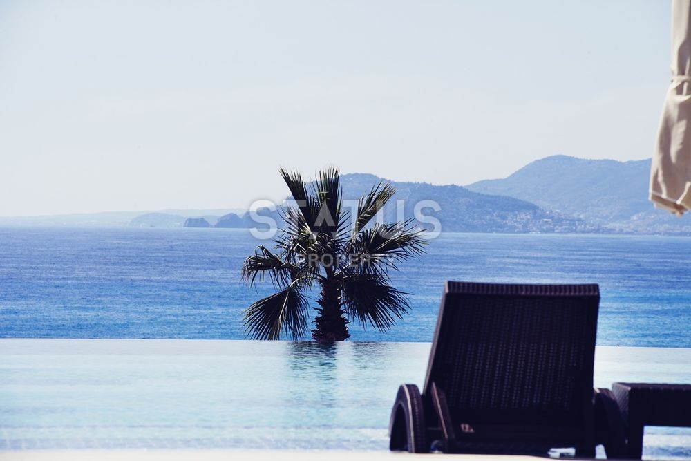 Luxury apartments! Direct sea view! Complex on the first line in Kargicak 70 sq.m. фото 5