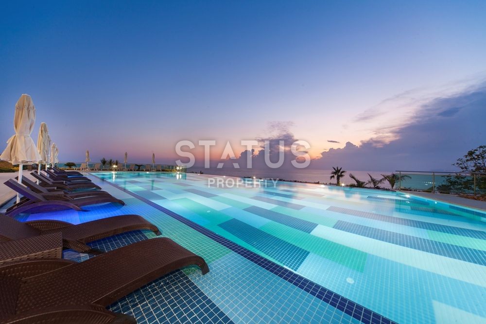 Luxury apartments! Direct sea view! Complex on the first line in Kargicak 70 sq.m. фото 6