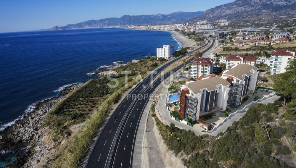 Luxury apartments! Direct sea view! Complex on the first line in Kargicak 70 sq.m. фото 19