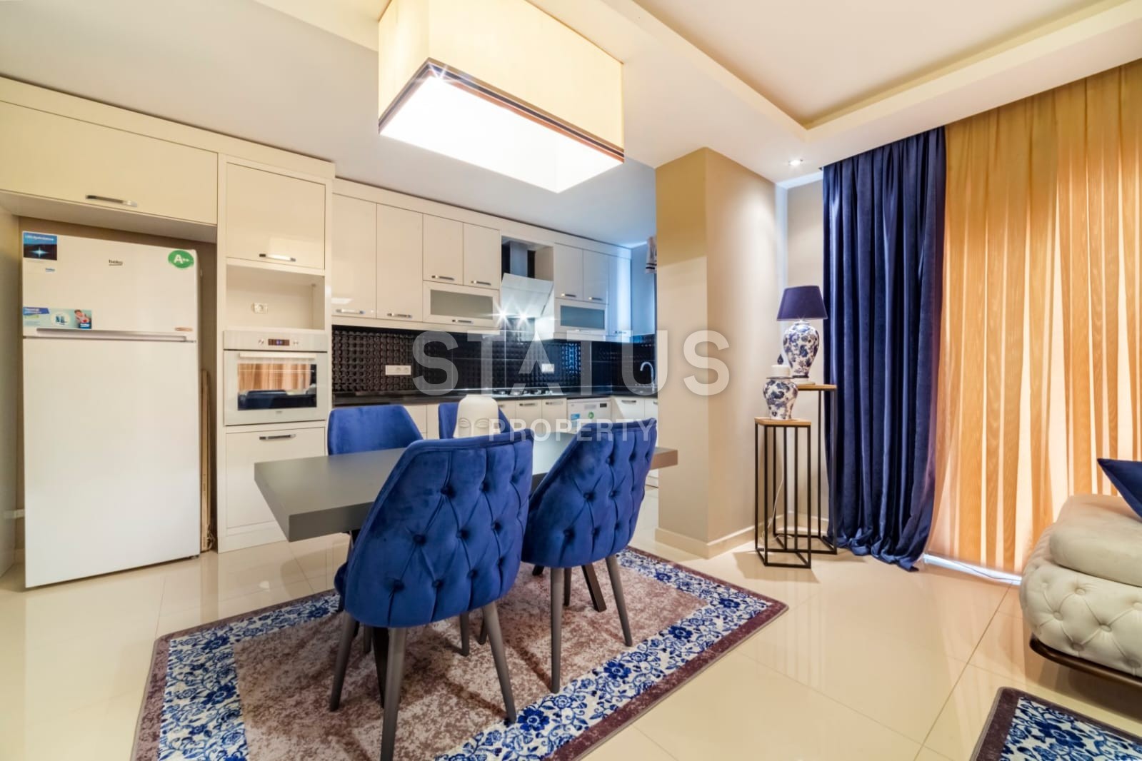 Furnished apartment 2+1 with a good view 120 m2. Mahmutlar, Alanya. фото 4