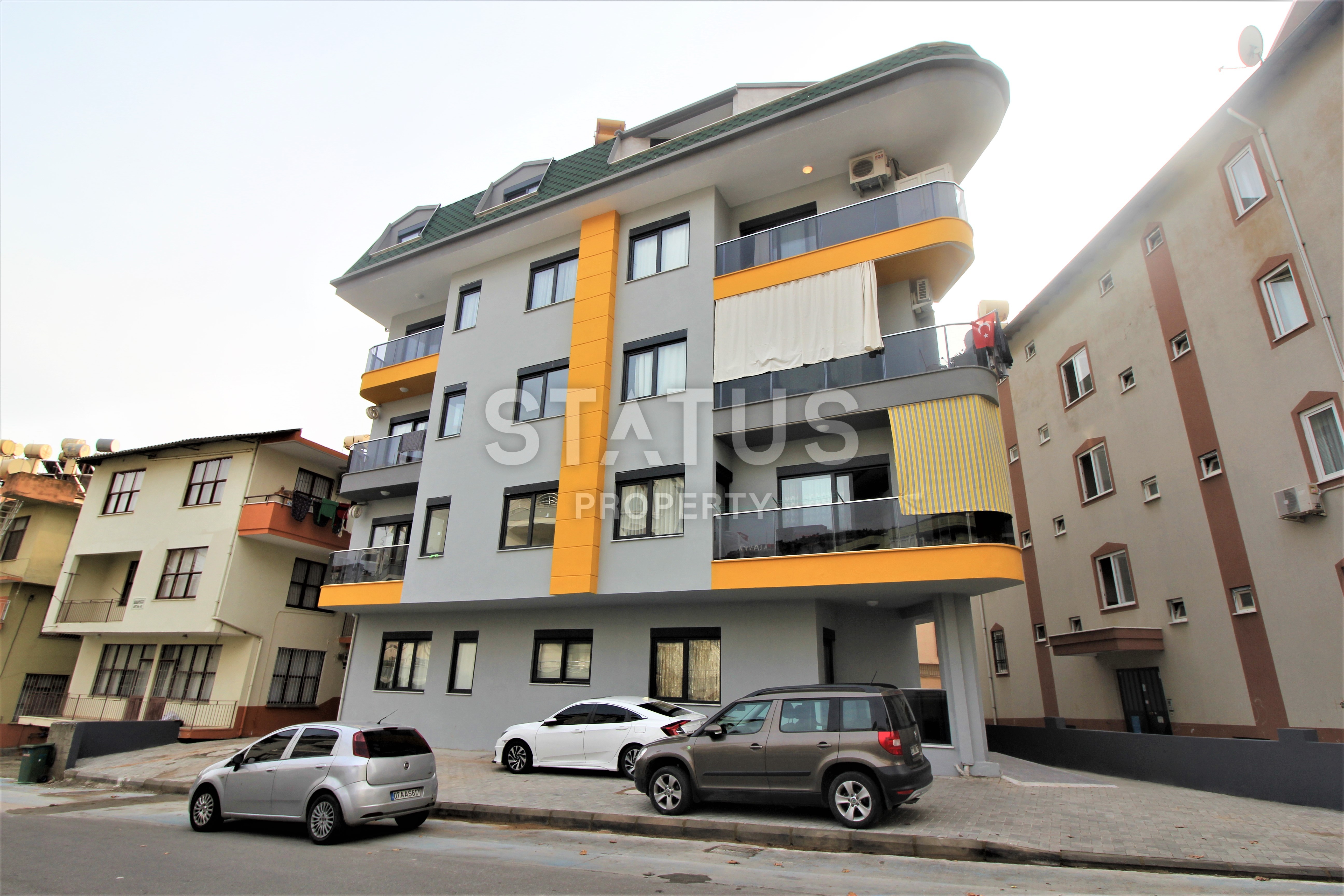 Квартира 1+1 в новом доме в центре Алании, 60 м2 фото 1