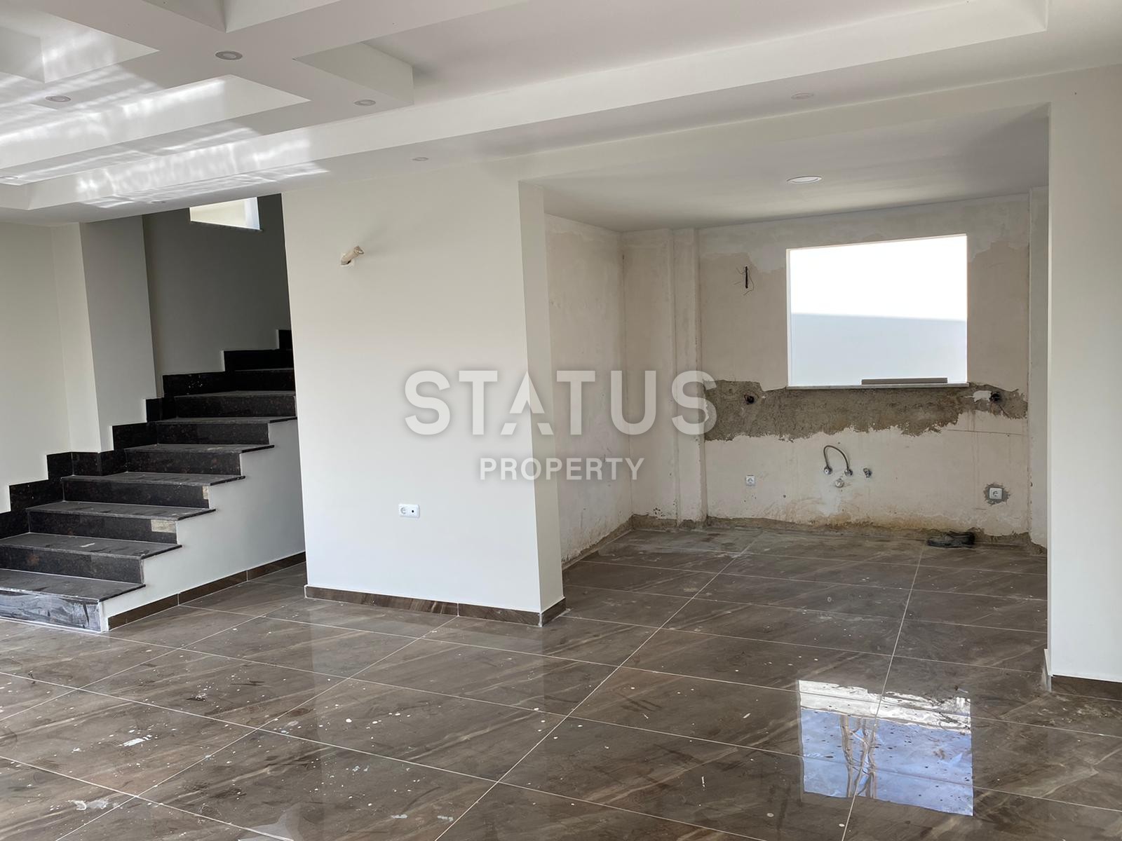 New detached 3+1 villa with sea view, 300 m2. Kargicak, Alanya. фото 5