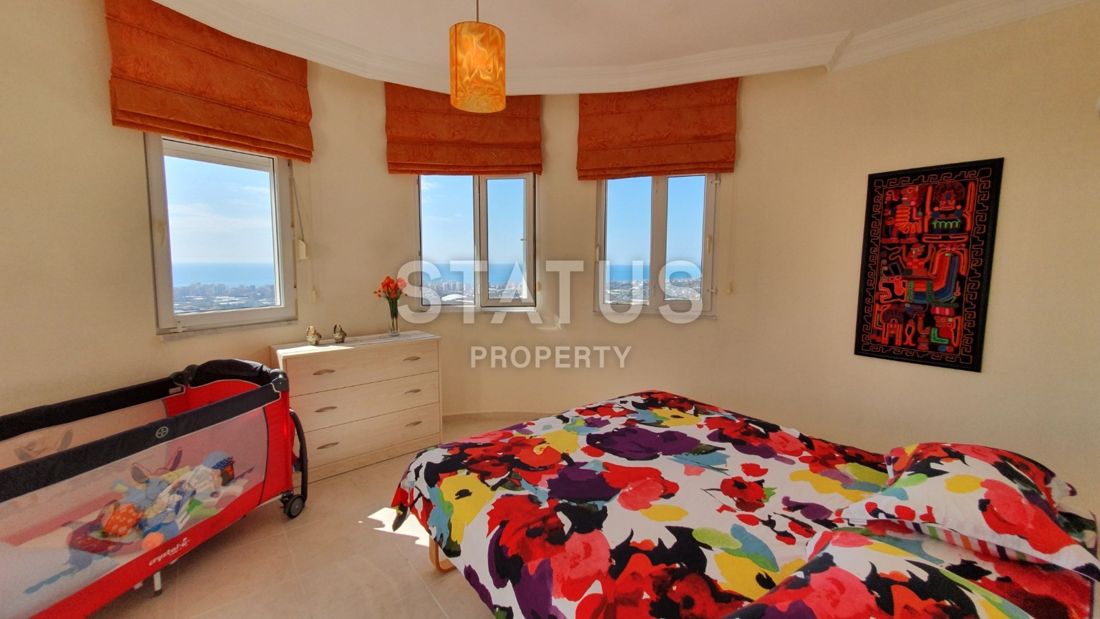 Просторная вилла 3+1 с видом на море в Кестель фото 5