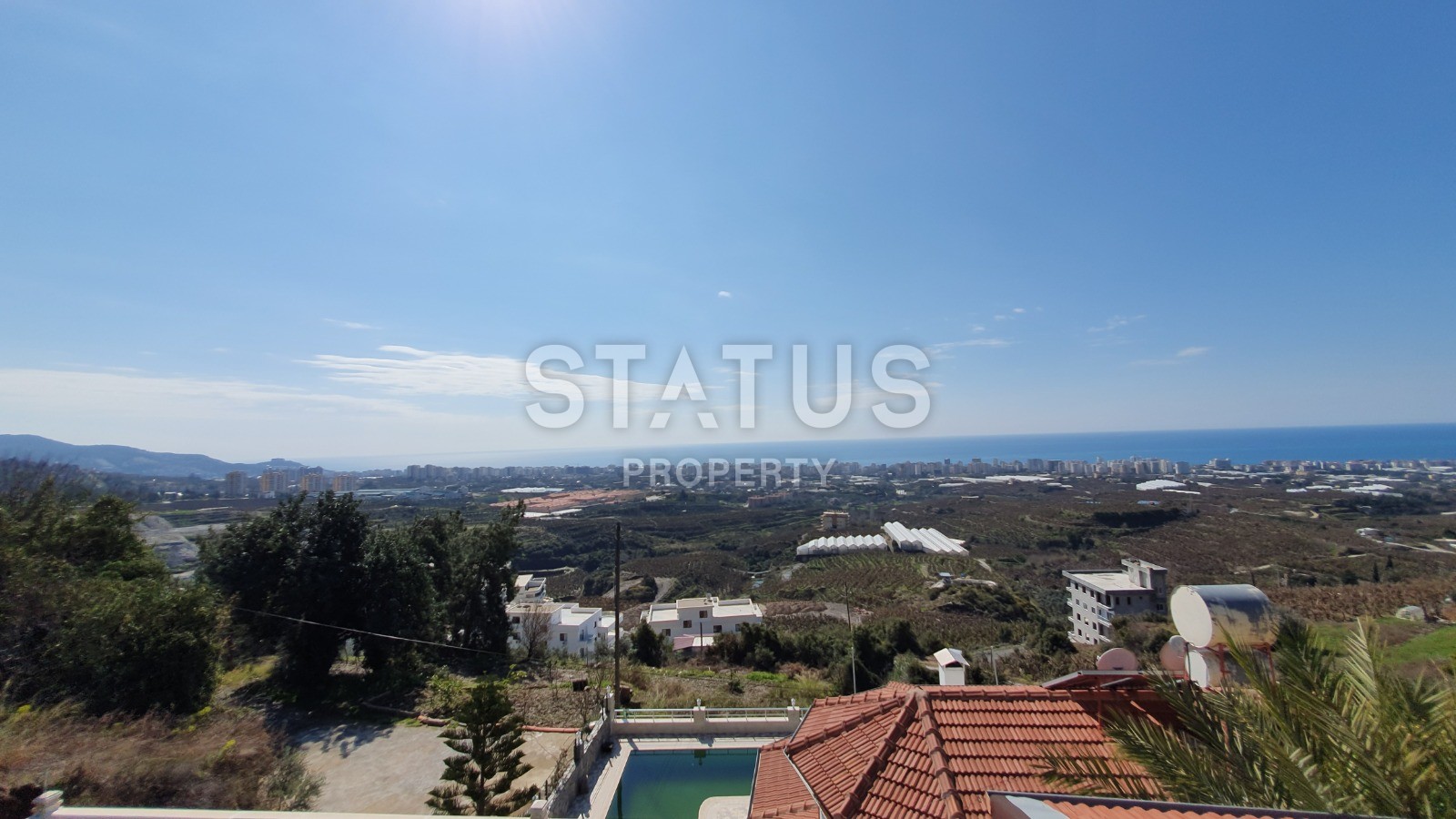 Просторная вилла 3+1 с видом на море в Кестель фото 12