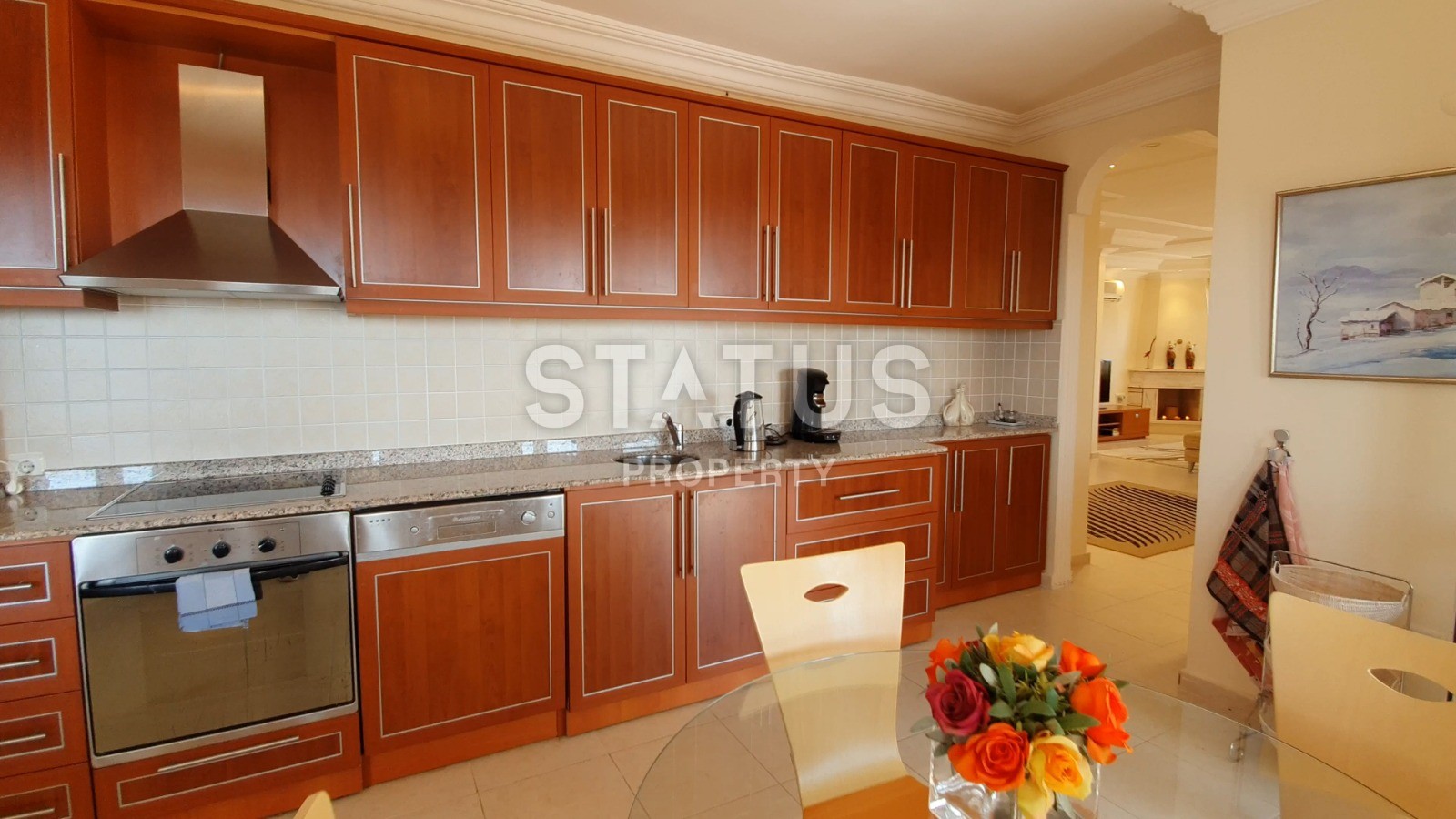 Просторная вилла 3+1 с видом на море в Кестель фото 13