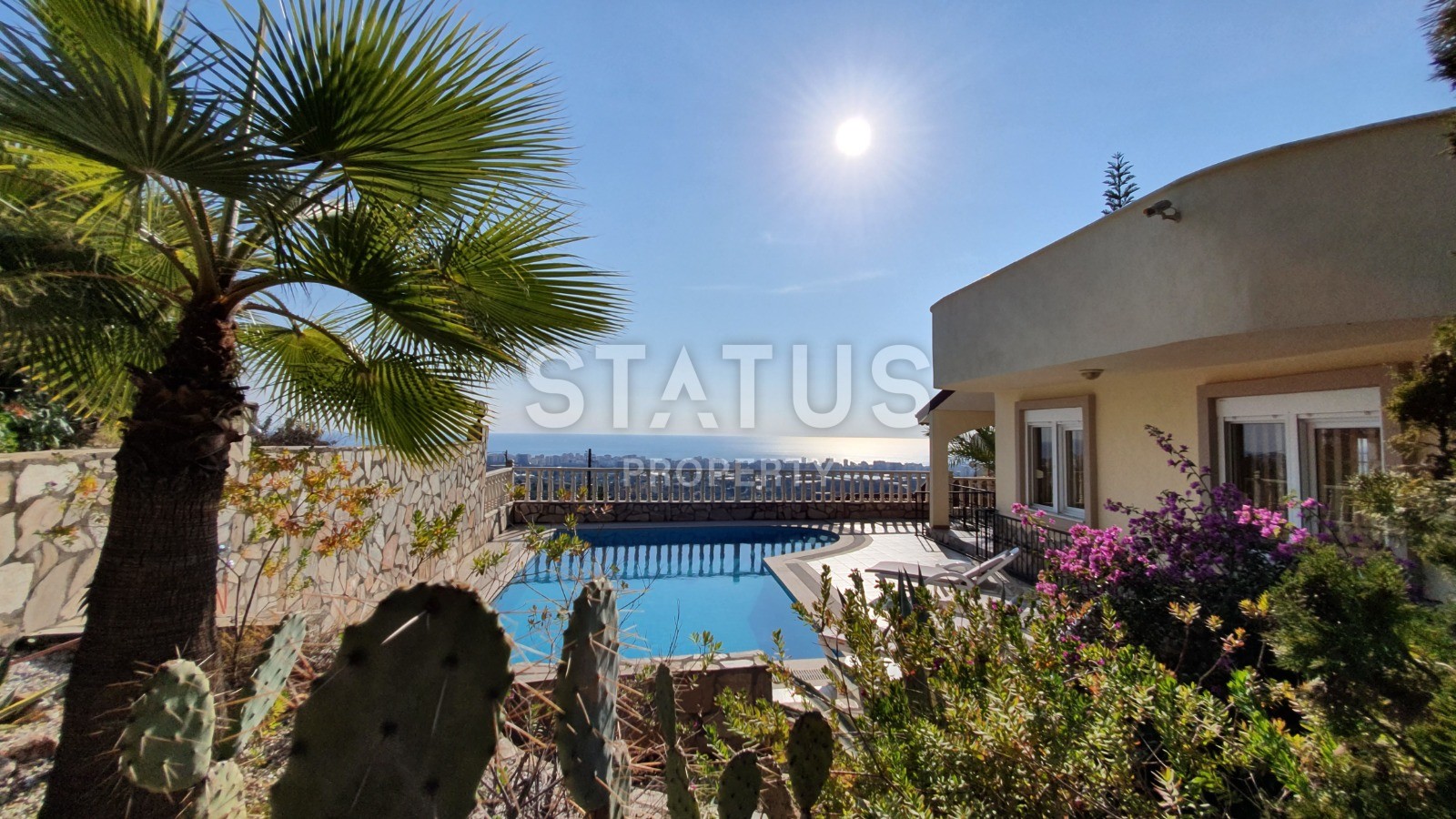 Просторная вилла 3+1 с видом на море в Кестель фото 15