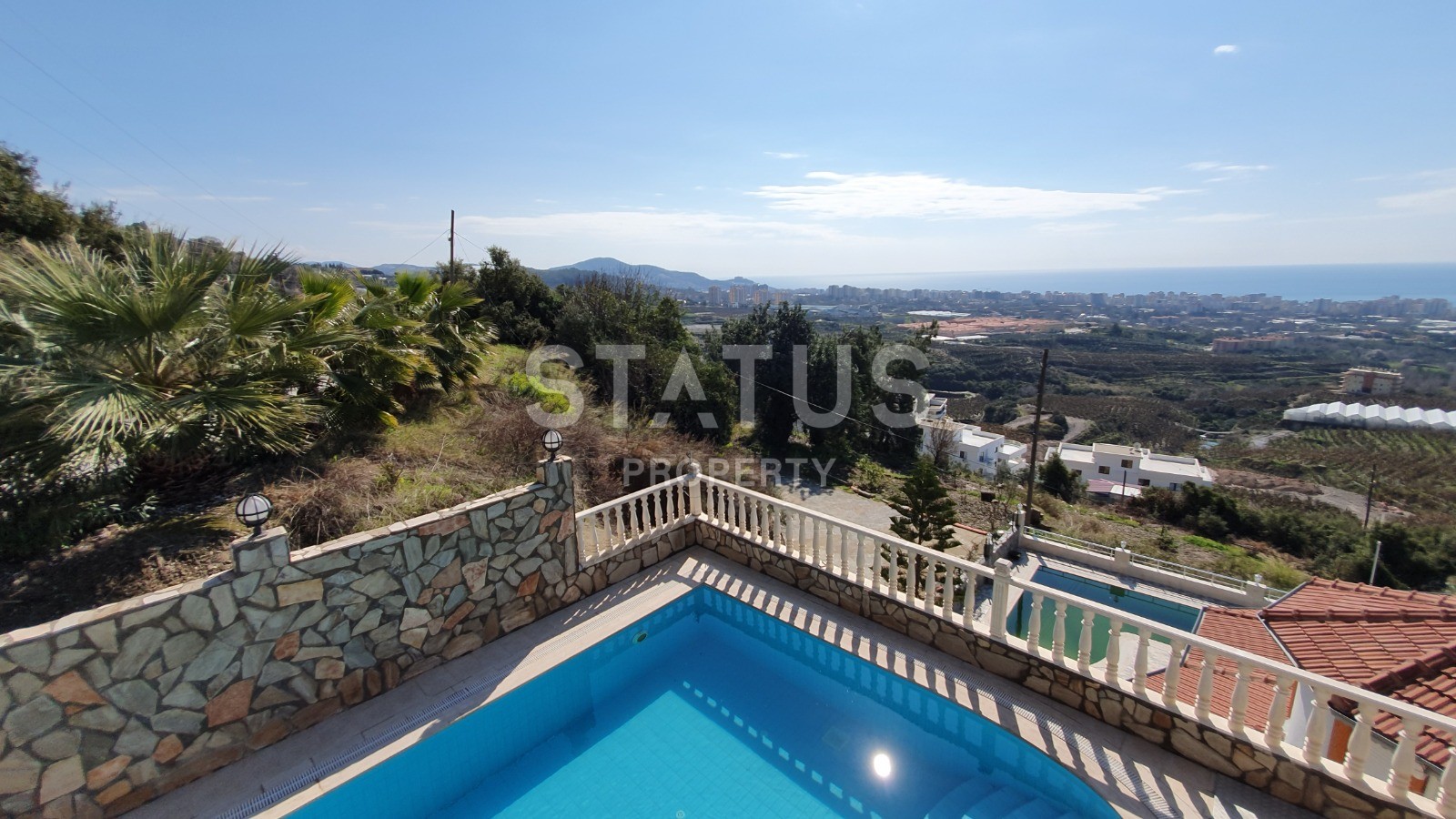 Просторная вилла 3+1 с видом на море в Кестель фото 17