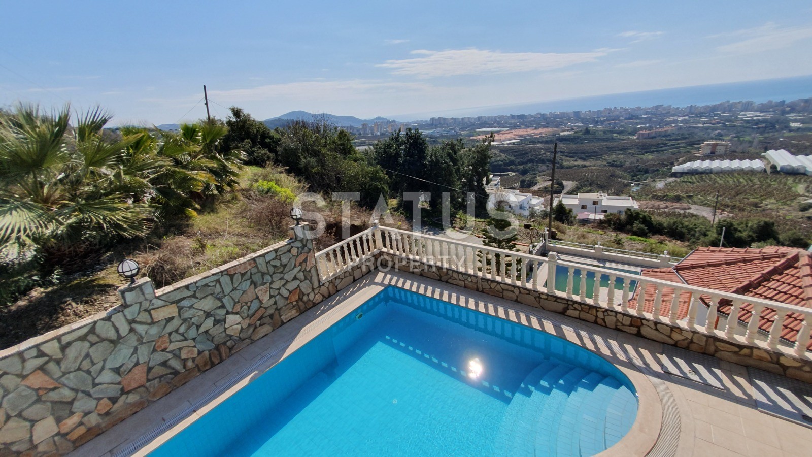 Просторная вилла 3+1 с видом на море в Кестель фото 18