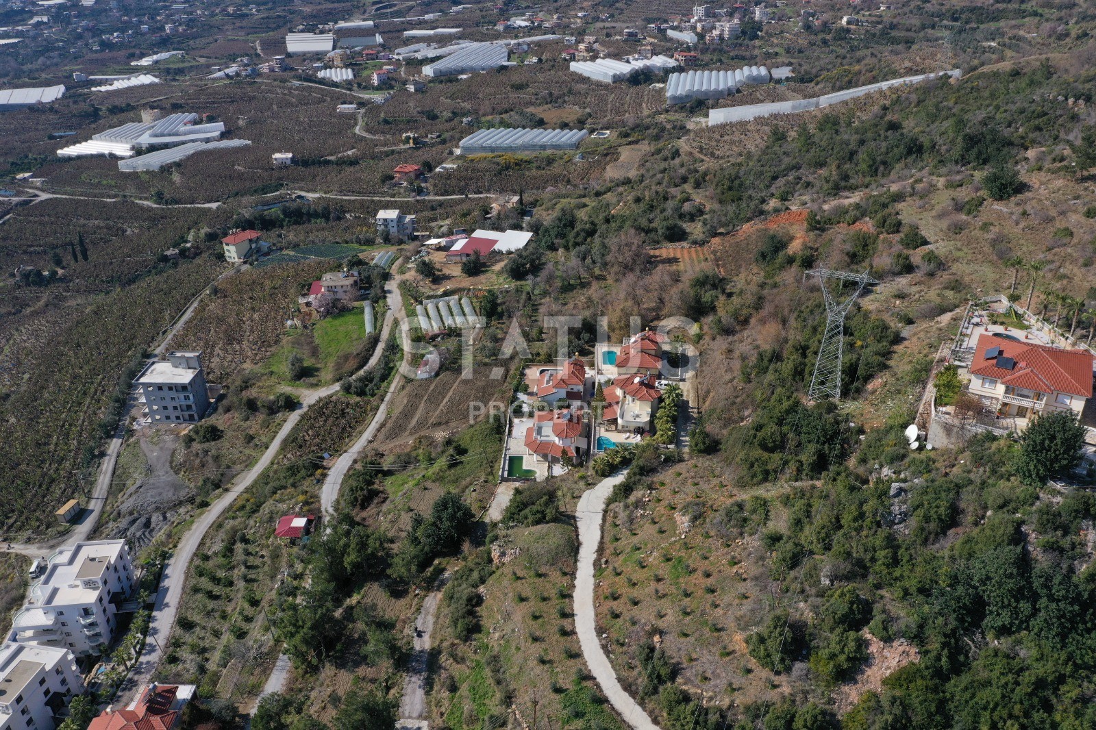 Просторная вилла 3+1 с видом на море в Кестель фото 27