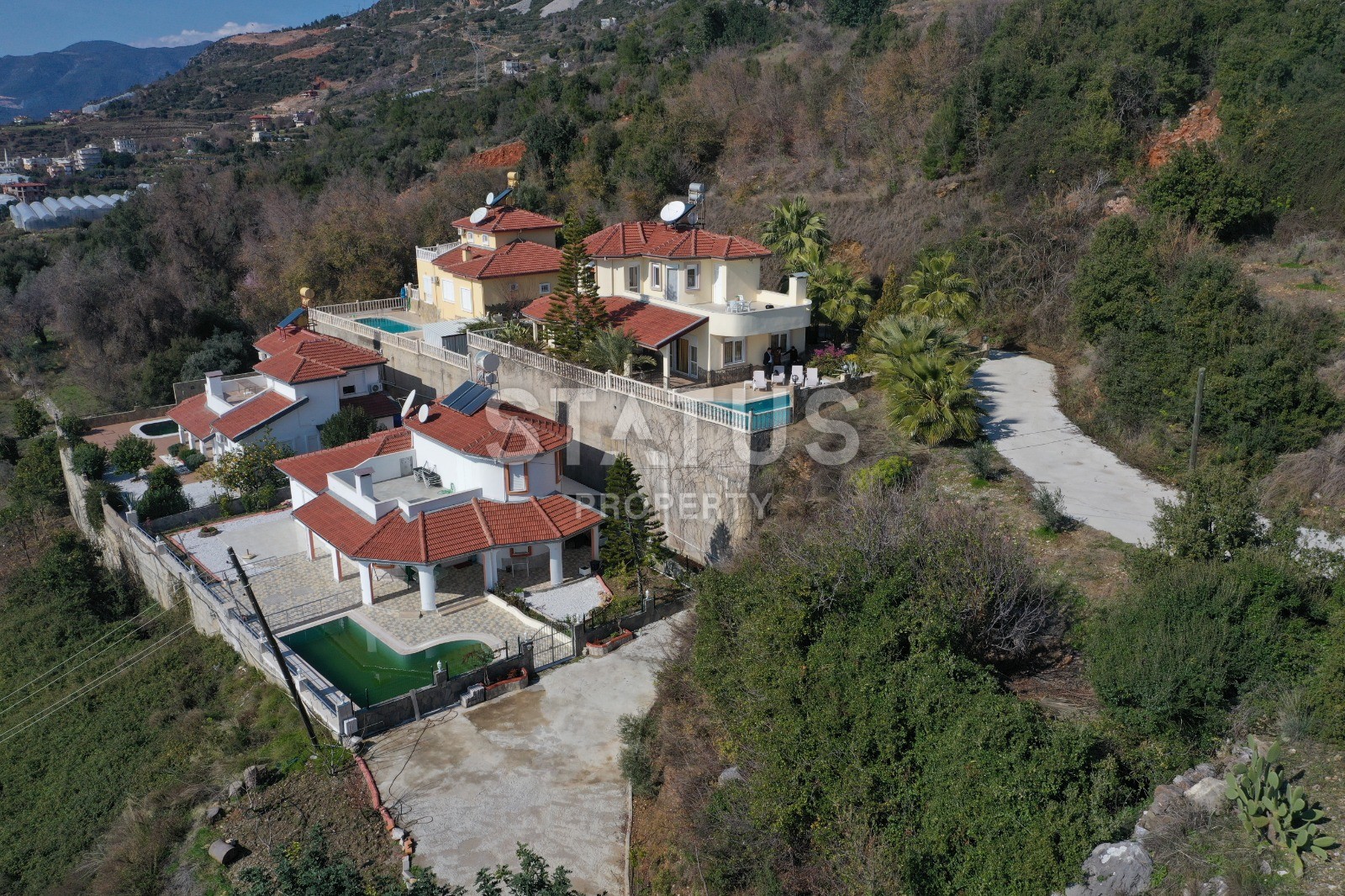 Просторная вилла 3+1 с видом на море в Кестель фото 28