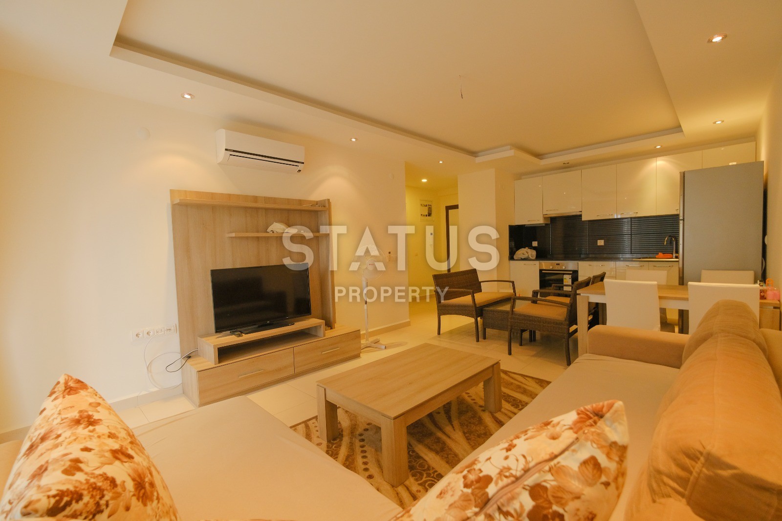 Две квартиры 1+1 в элитном комплексе с хорошей инфраструктурой, 65 м2. Оба, Алания. фото 15