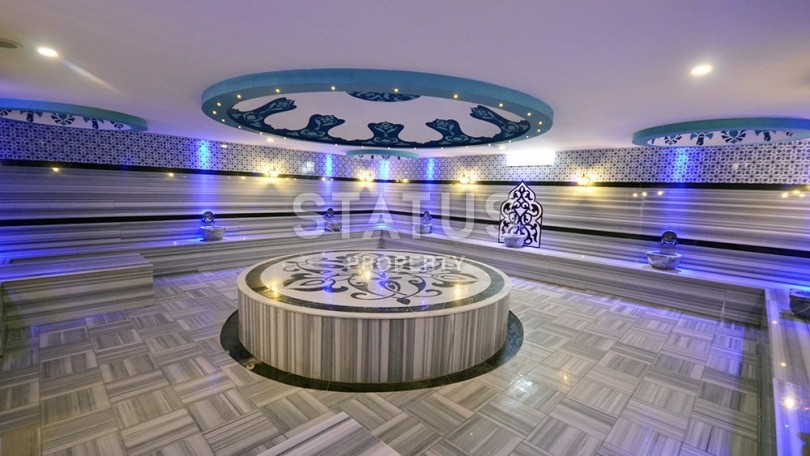 Две квартиры 1+1 в элитном комплексе с хорошей инфраструктурой, 65 м2. Оба, Алания. фото 19