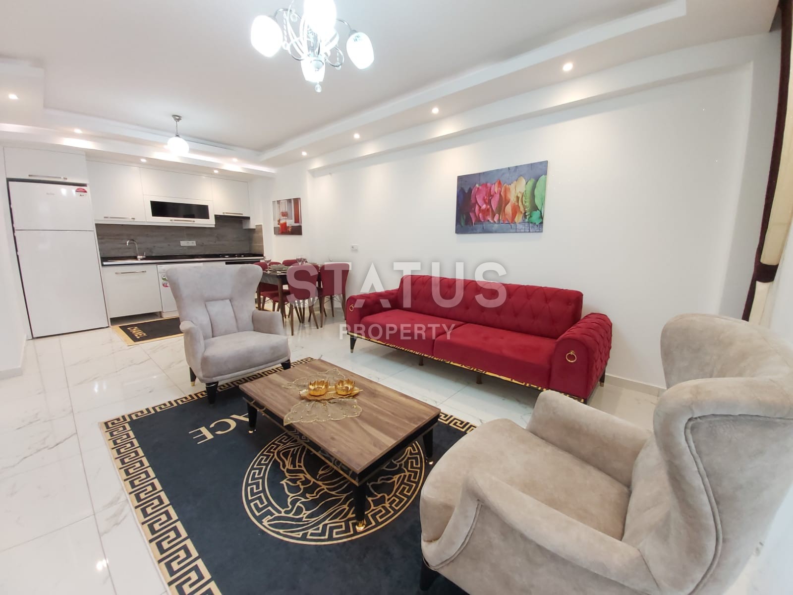 Крупнометражная квартира 1+1 в современном комплексе 87м2. Махмутлар, Алания. фото 4