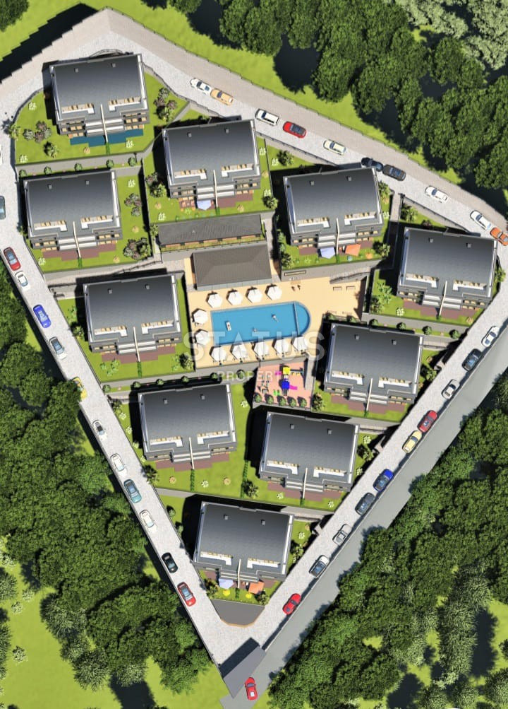 Инвестиционный проект в районе Тепе в центре города! Большие площади и прекрасные виды! 210 м2 фото 4