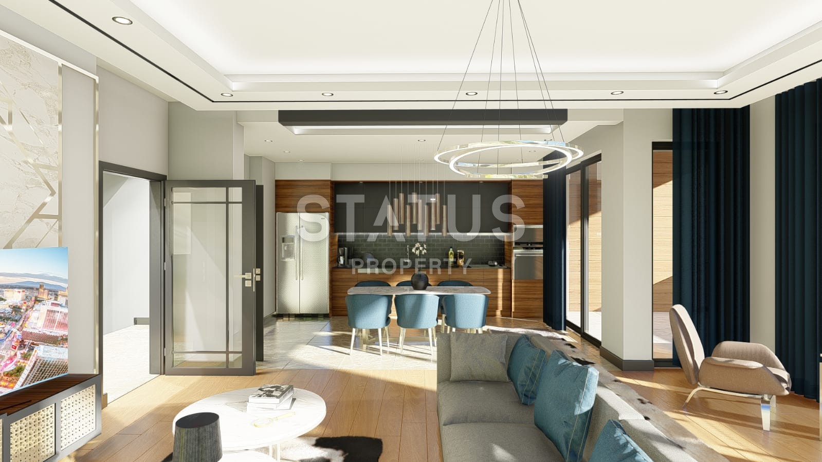 Инвестиционный проект в районе Тепе в центре города! Большие площади и прекрасные виды! 210 м2 фото 12