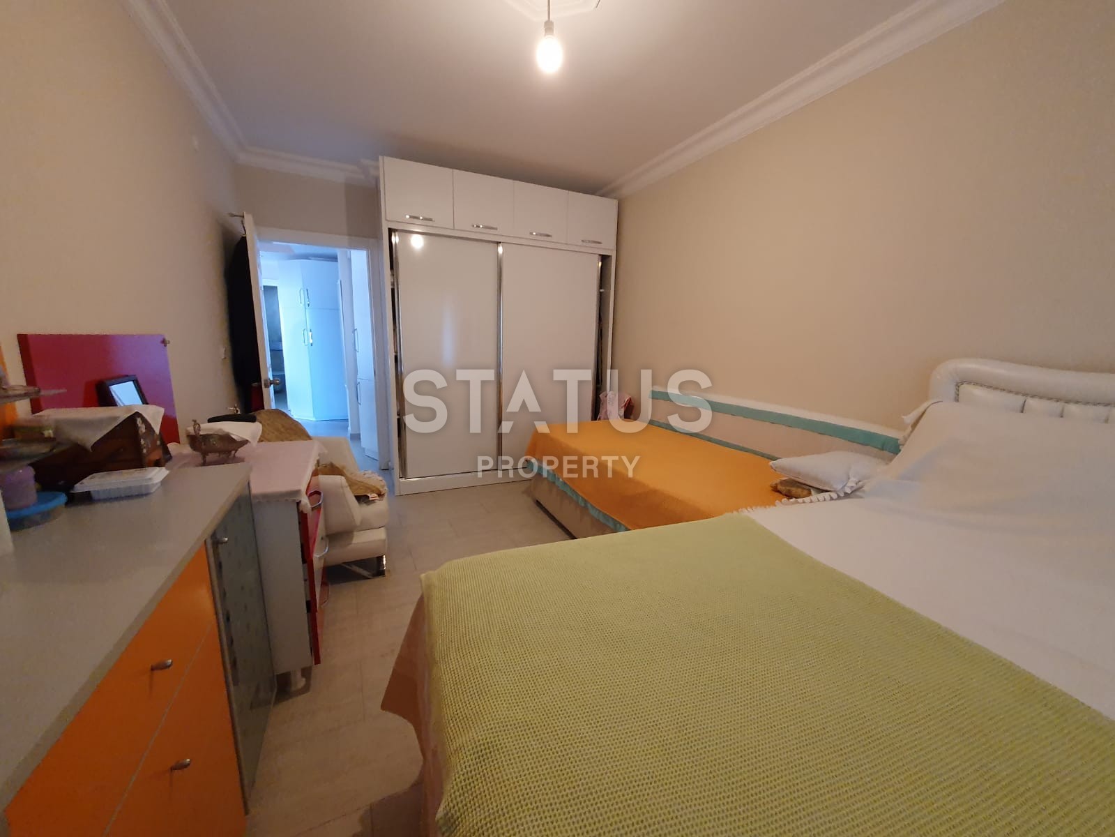 Трёхкомнатная квартира в Махмутларе с видом на море и горы фото 4