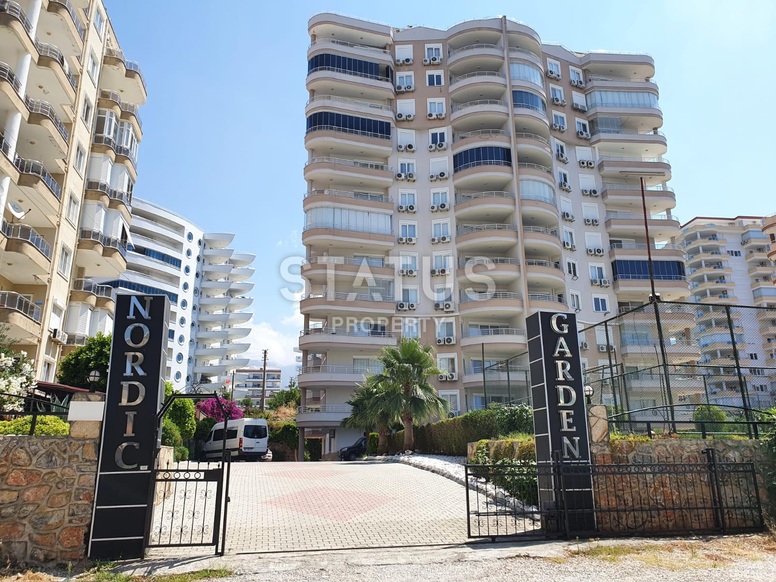 Трёхкомнатная квартира в Махмутларе с видом на море и горы фото 30