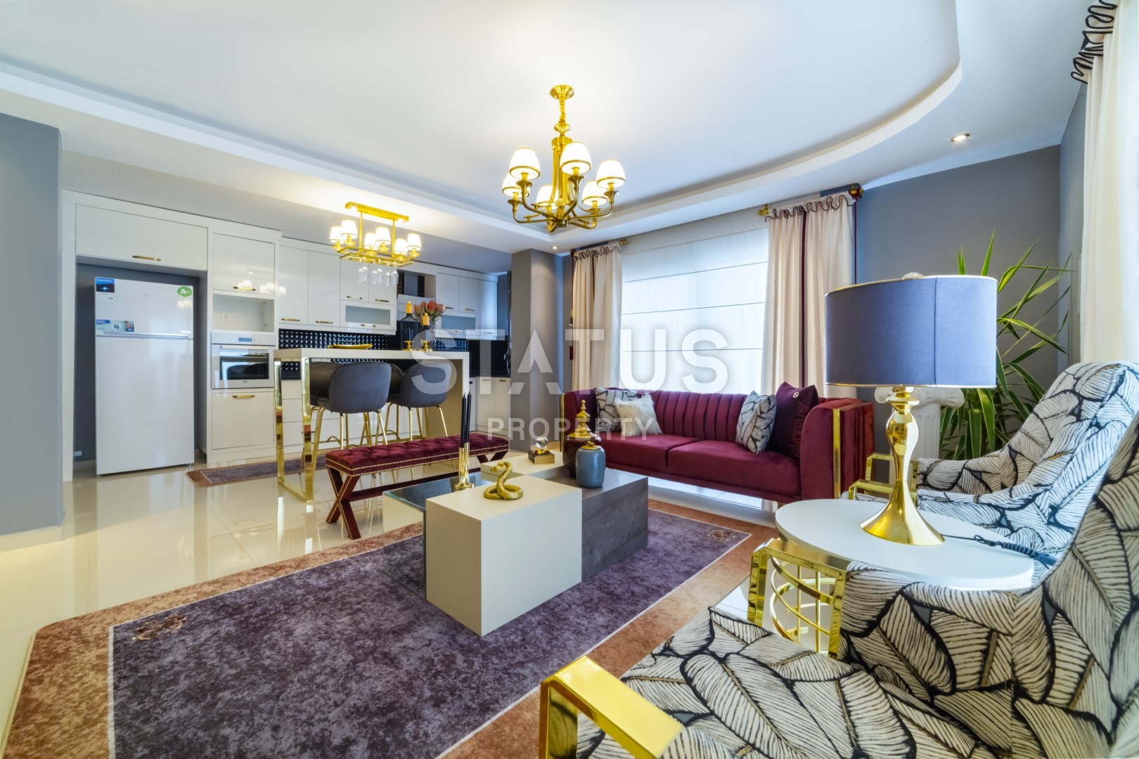 Меблированные апартаменты 2+1 с видом на море, 120 м2. Махмутлар, Алания. фото 9