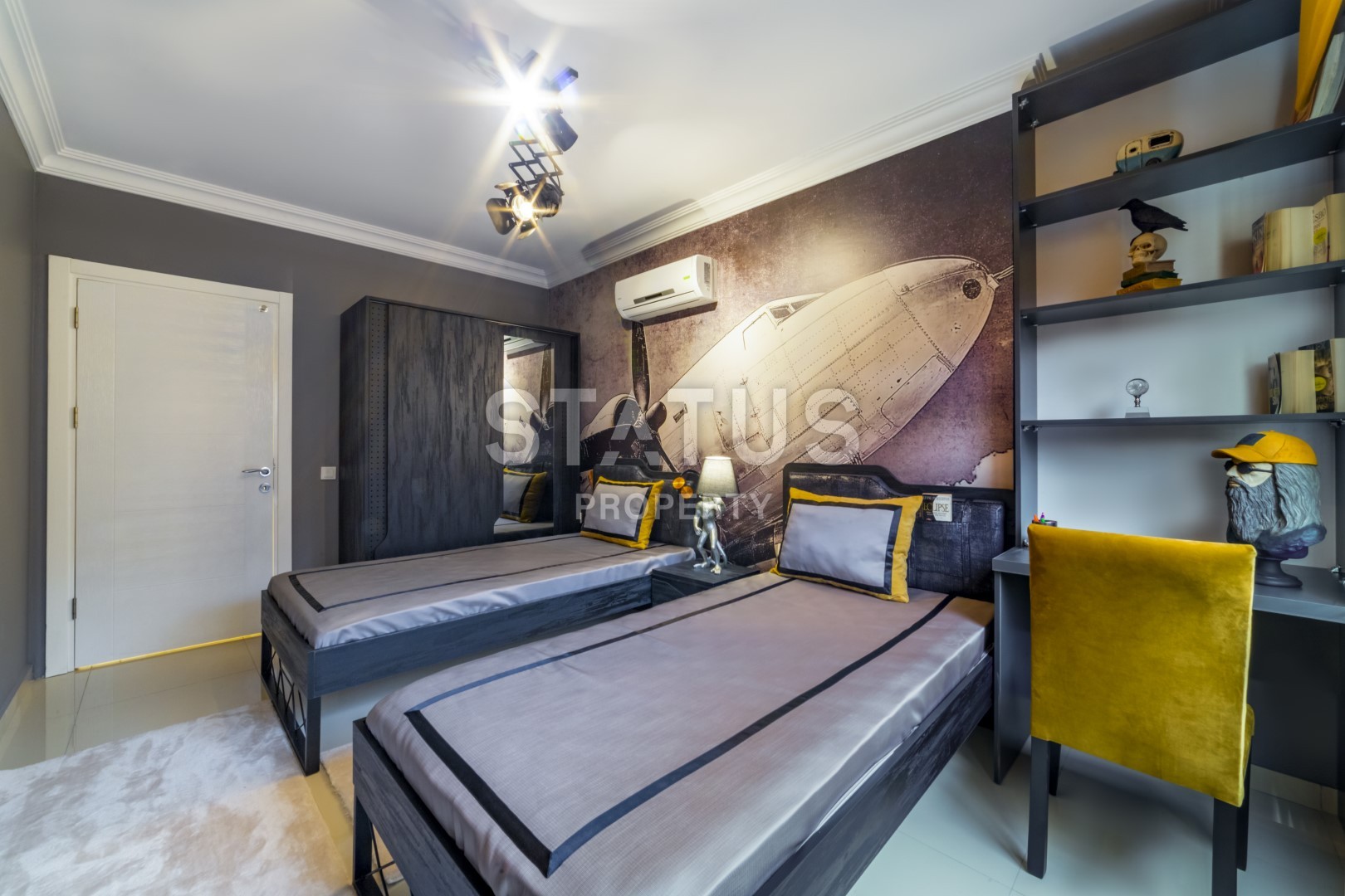 Меблированные апартаменты 2+1 с видом на море, 120 м2. Махмутлар, Алания. фото 11