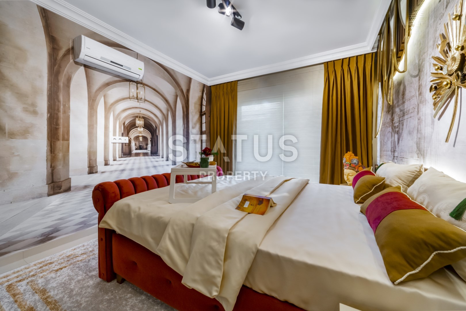 Меблированные апартаменты 2+1 с видом на море, 120 м2. Махмутлар, Алания. фото 15