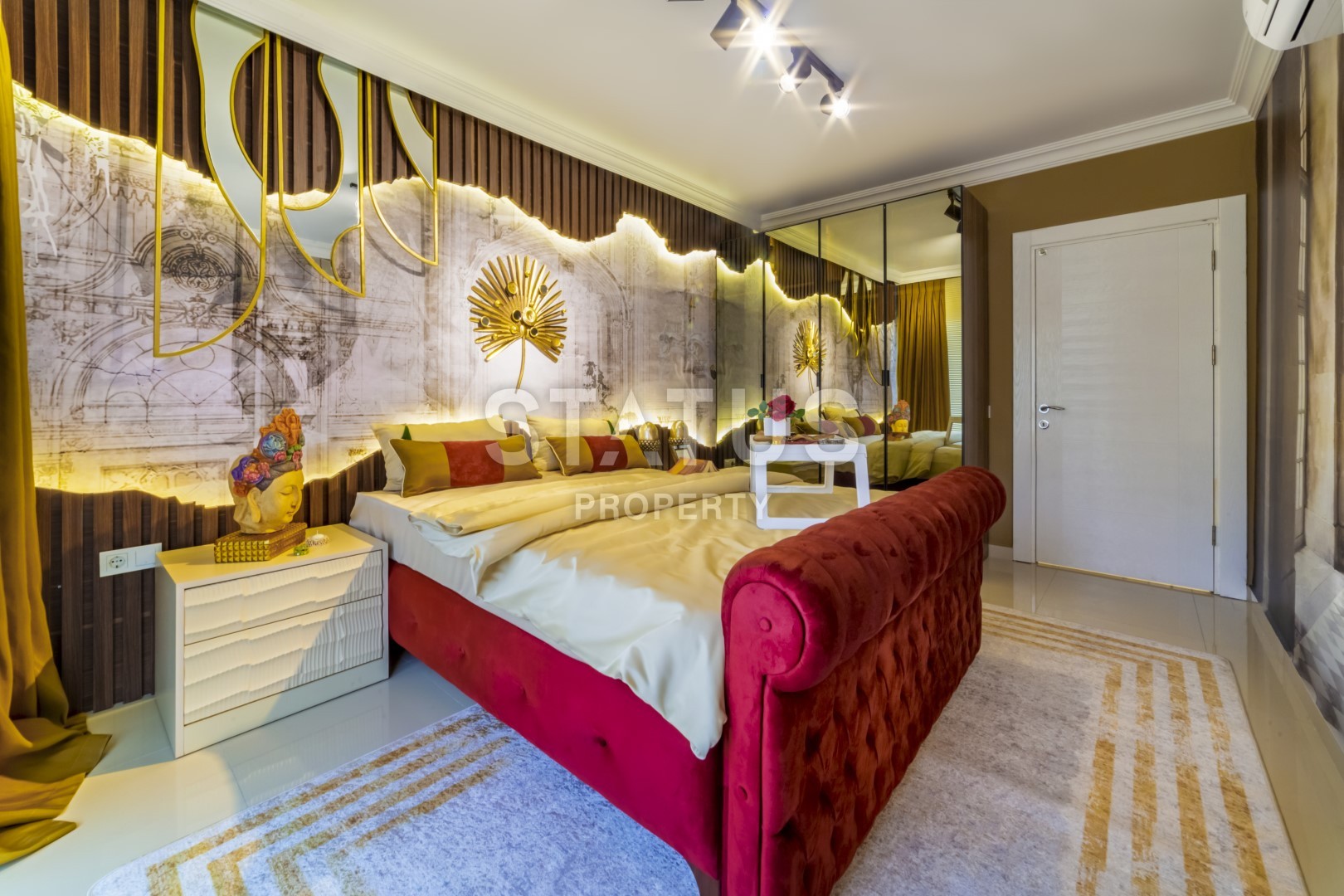 Меблированные апартаменты 2+1 с видом на море, 120 м2. Махмутлар, Алания. фото 16