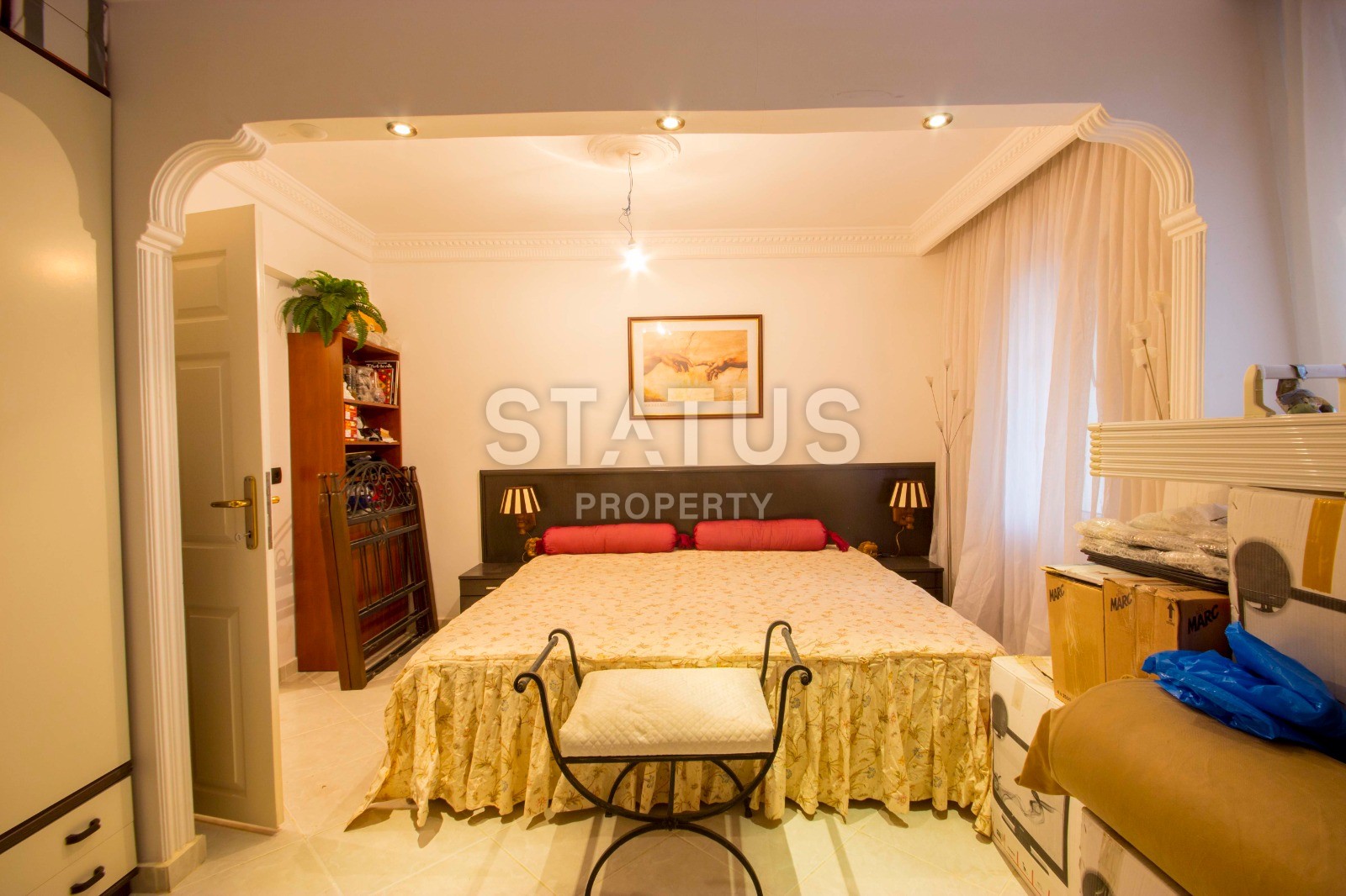 Villa 3+1 in a complex with a swimming pool and a green area, 140 m2. Kargicak, Alanya. фото 10