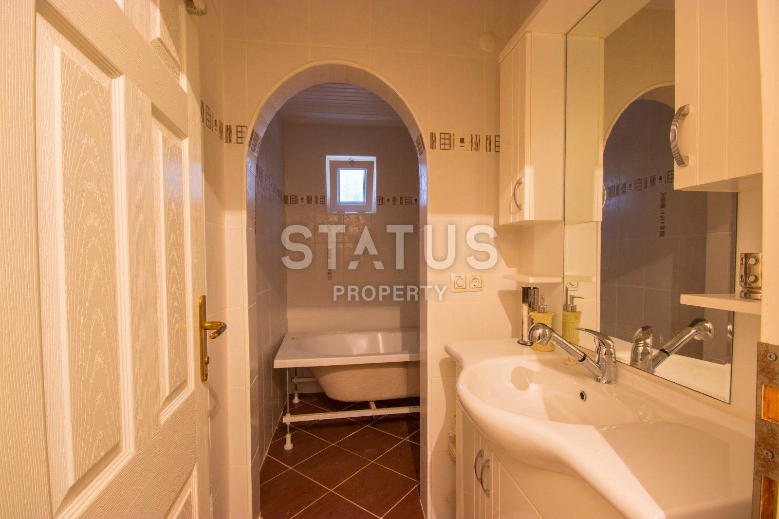 Villa 3+1 in a complex with a swimming pool and a green area, 140 m2. Kargicak, Alanya. фото 13