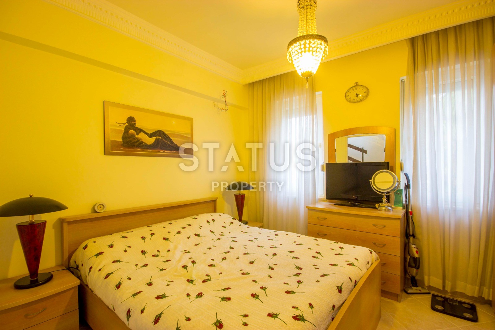 Villa 3+1 in a complex with a swimming pool and a green area, 140 m2. Kargicak, Alanya. фото 14