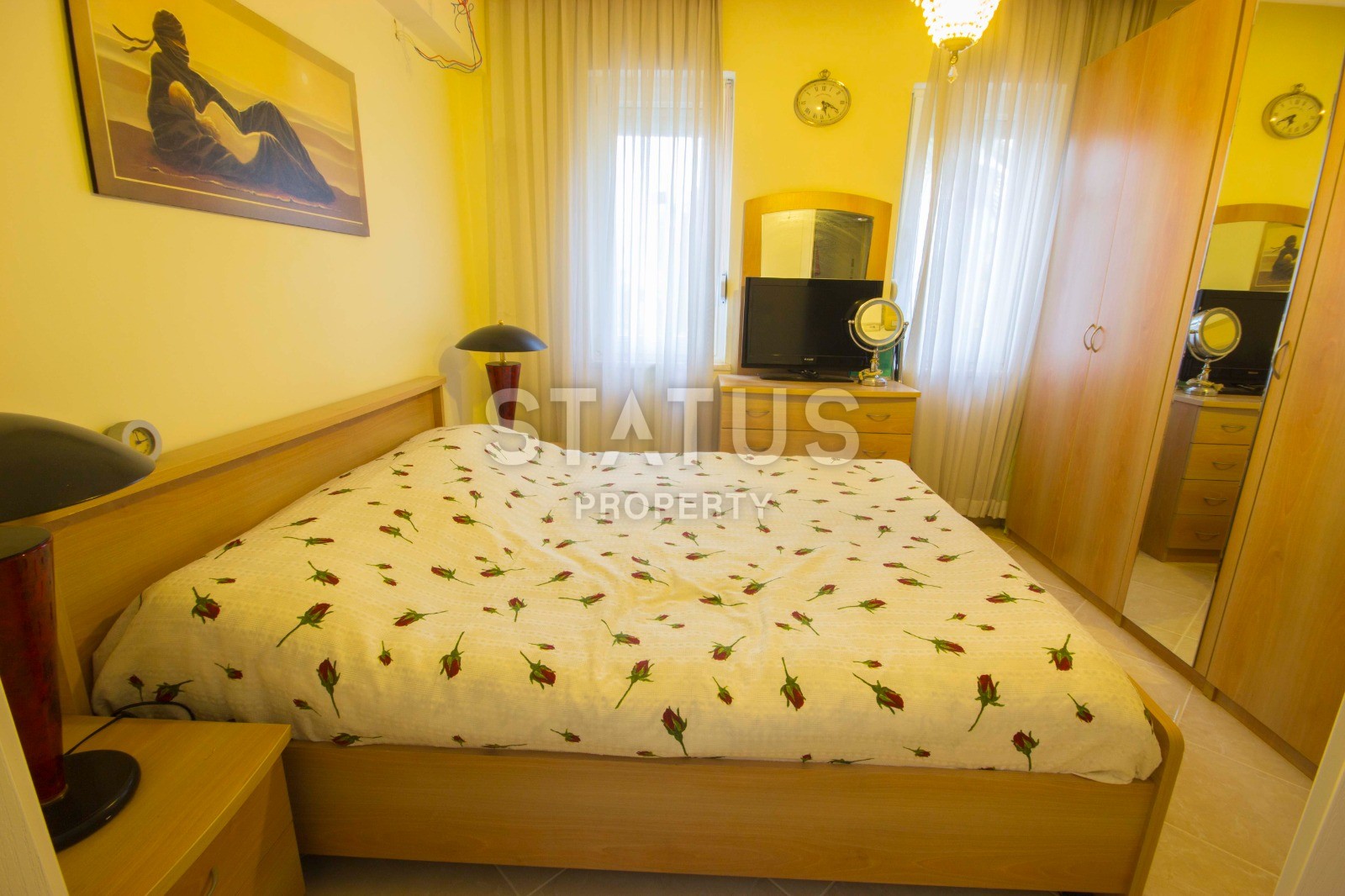 Villa 3+1 in a complex with a swimming pool and a green area, 140 m2. Kargicak, Alanya. фото 15