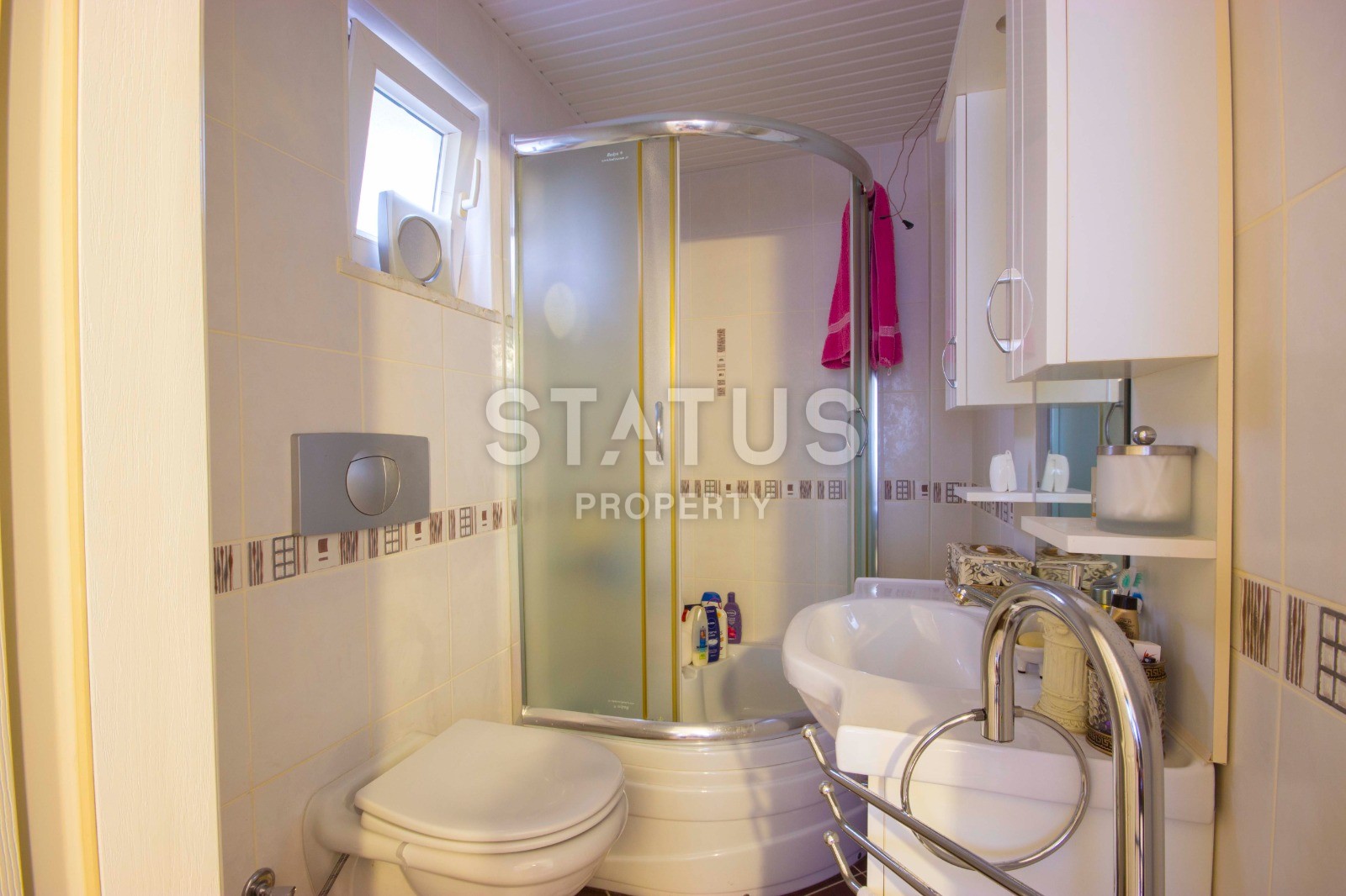 Villa 3+1 in a complex with a swimming pool and a green area, 140 m2. Kargicak, Alanya. фото 16