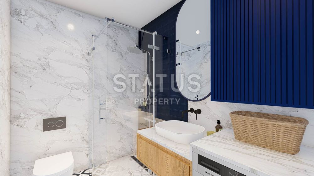 Apartments 0+1 and 1+1 in a complex under construction in the center of Alanya. фото 7