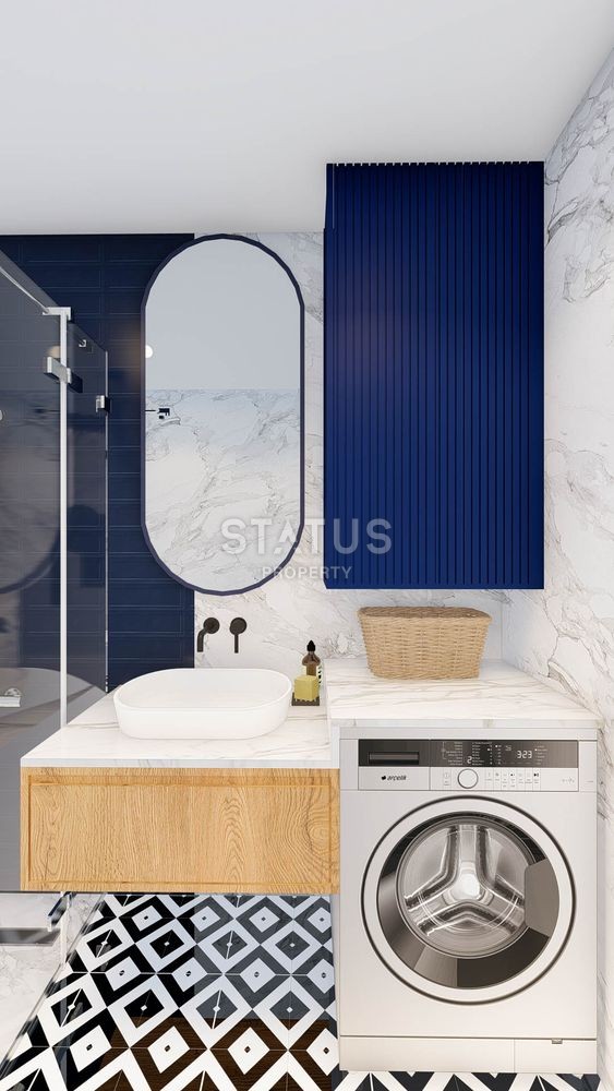 Apartments 0+1 and 1+1 in a complex under construction in the center of Alanya. фото 14