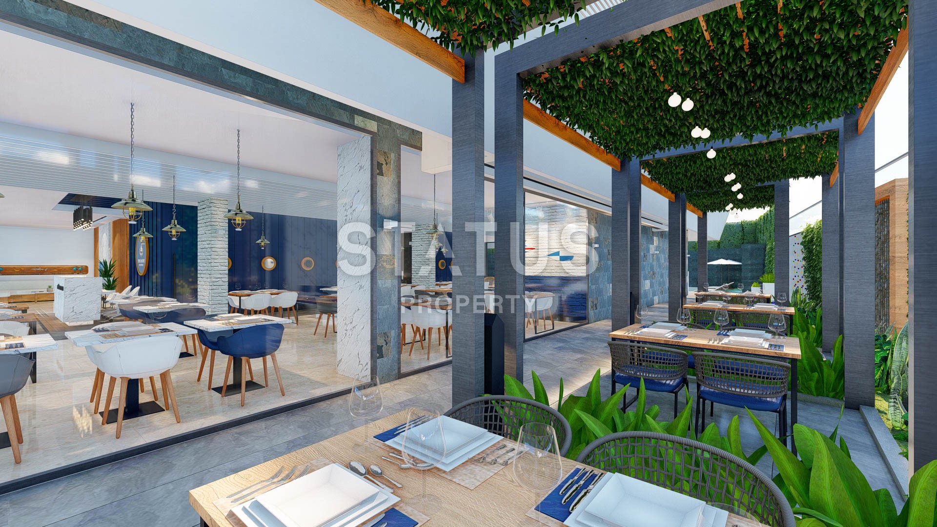 Apartments 0+1 and 1+1 in a complex under construction in the center of Alanya. фото 20