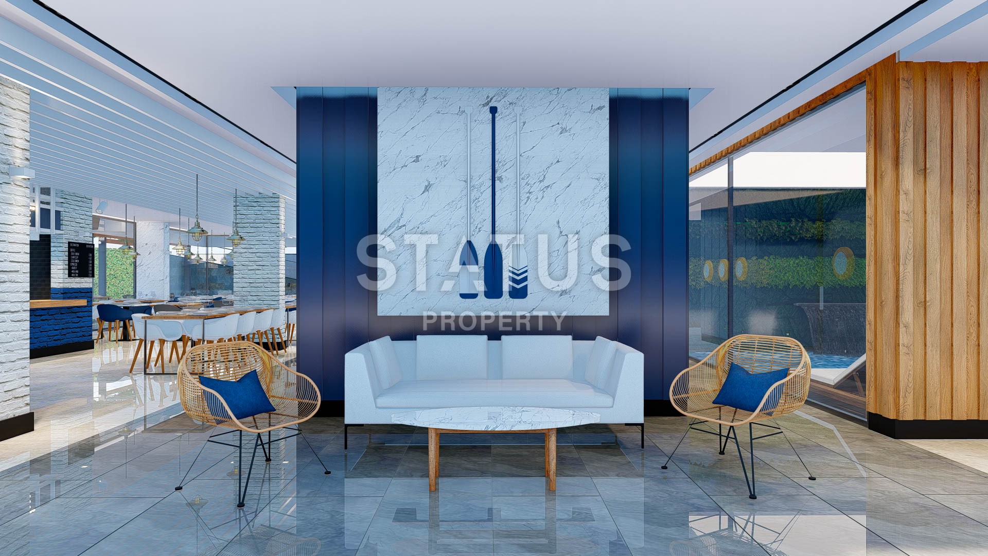 Apartments 0+1 and 1+1 in a complex under construction in the center of Alanya. фото 23