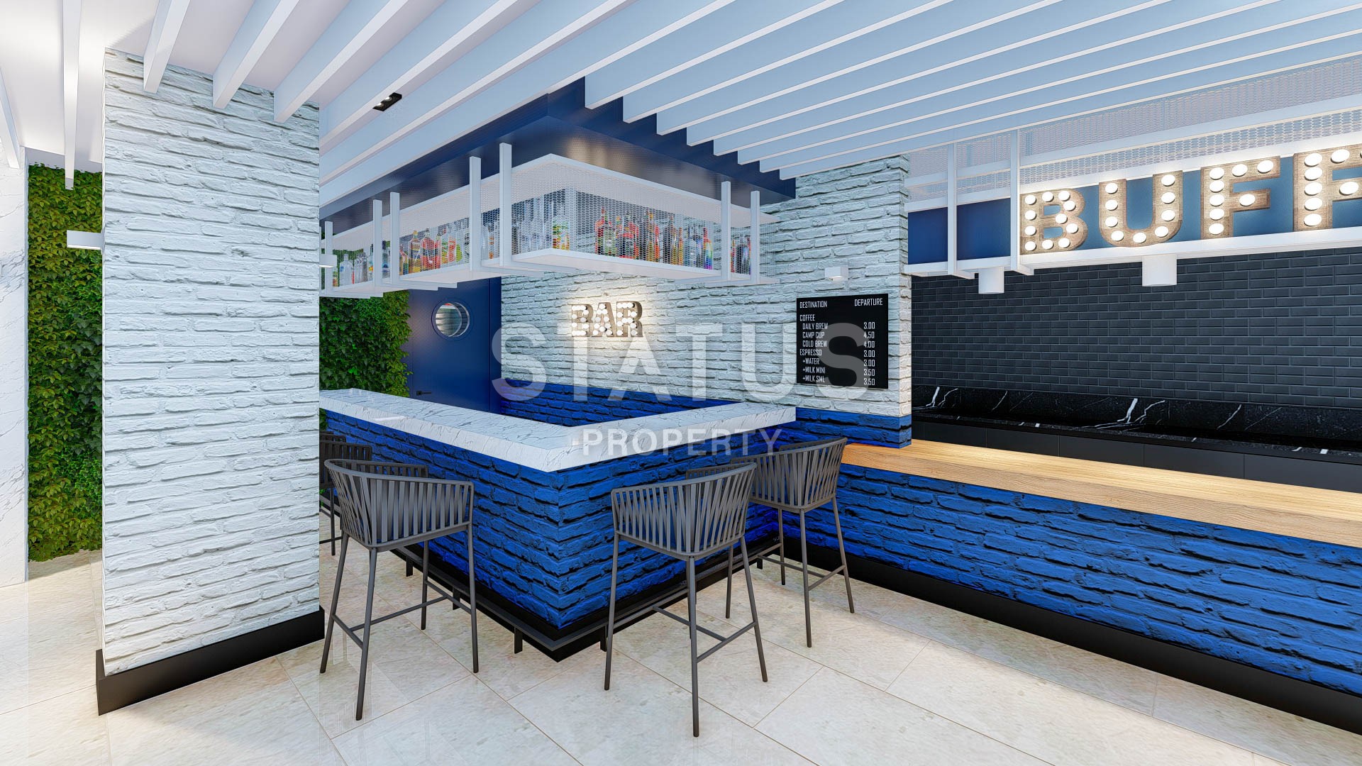 Apartments 0+1 and 1+1 in a complex under construction in the center of Alanya. фото 29