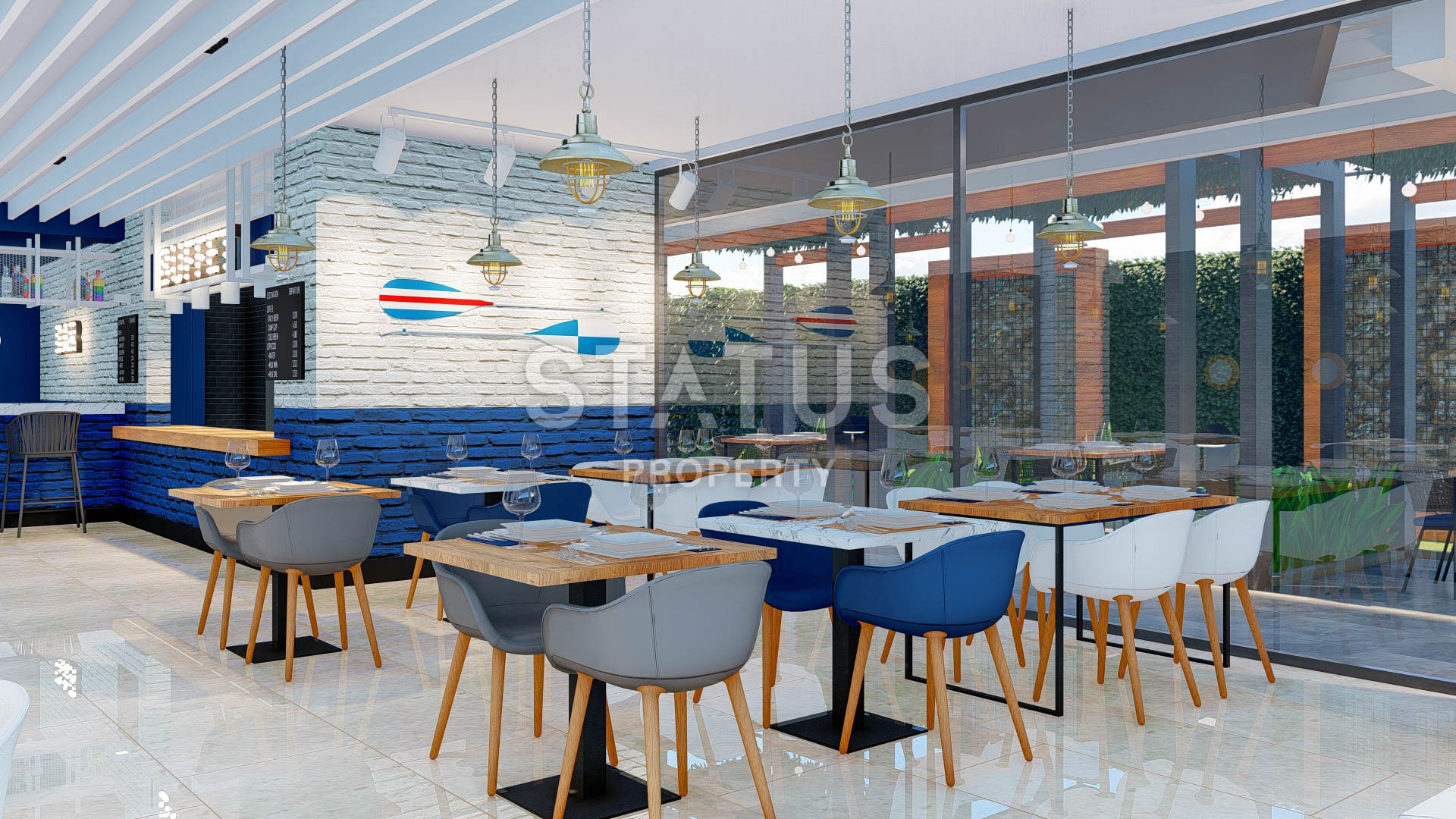 Apartments 0+1 and 1+1 in a complex under construction in the center of Alanya. фото 30