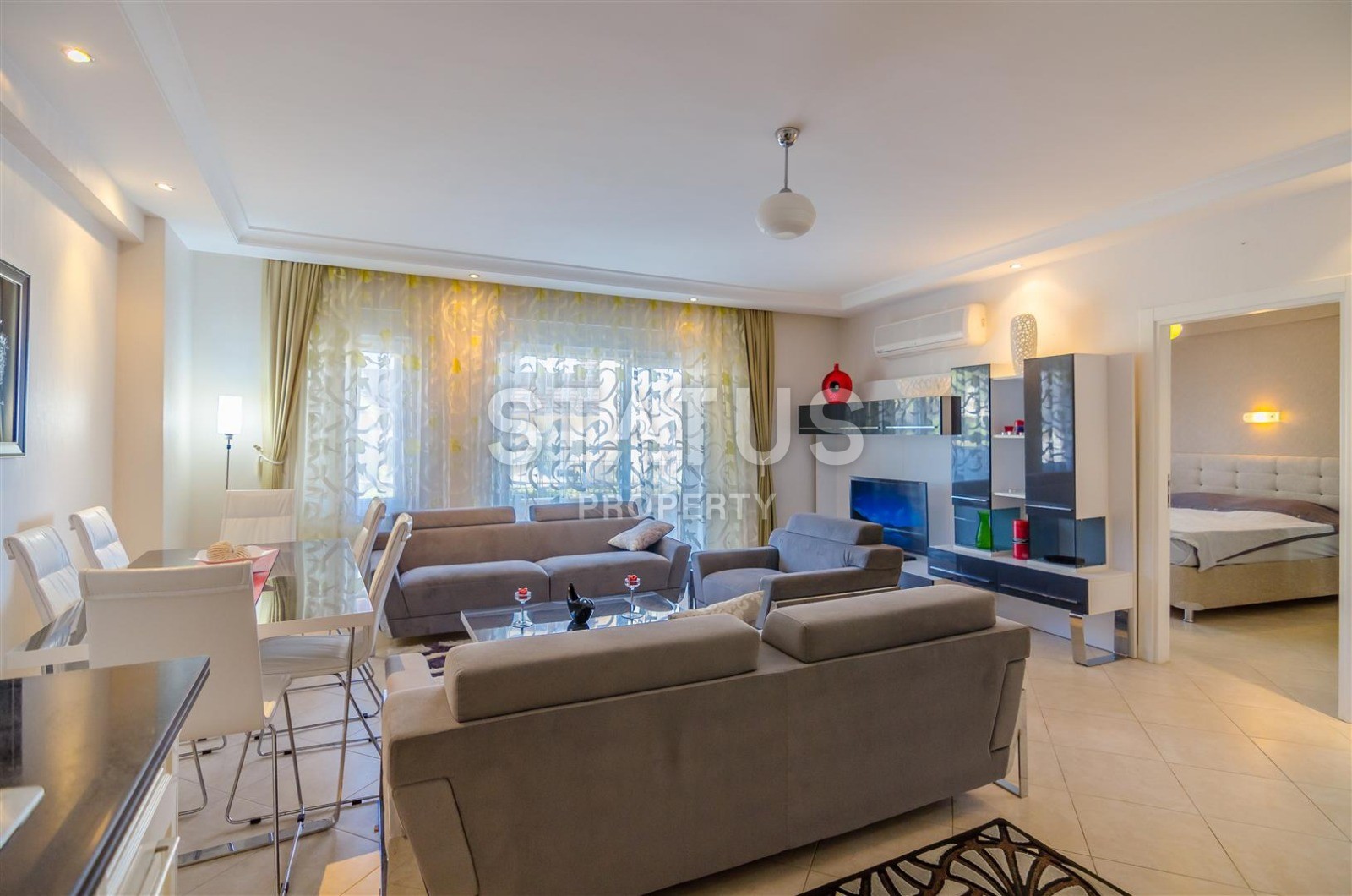 Stylish apartment with a sea view in a luxury complex in the Avsallar area 70 sq.m. фото 8