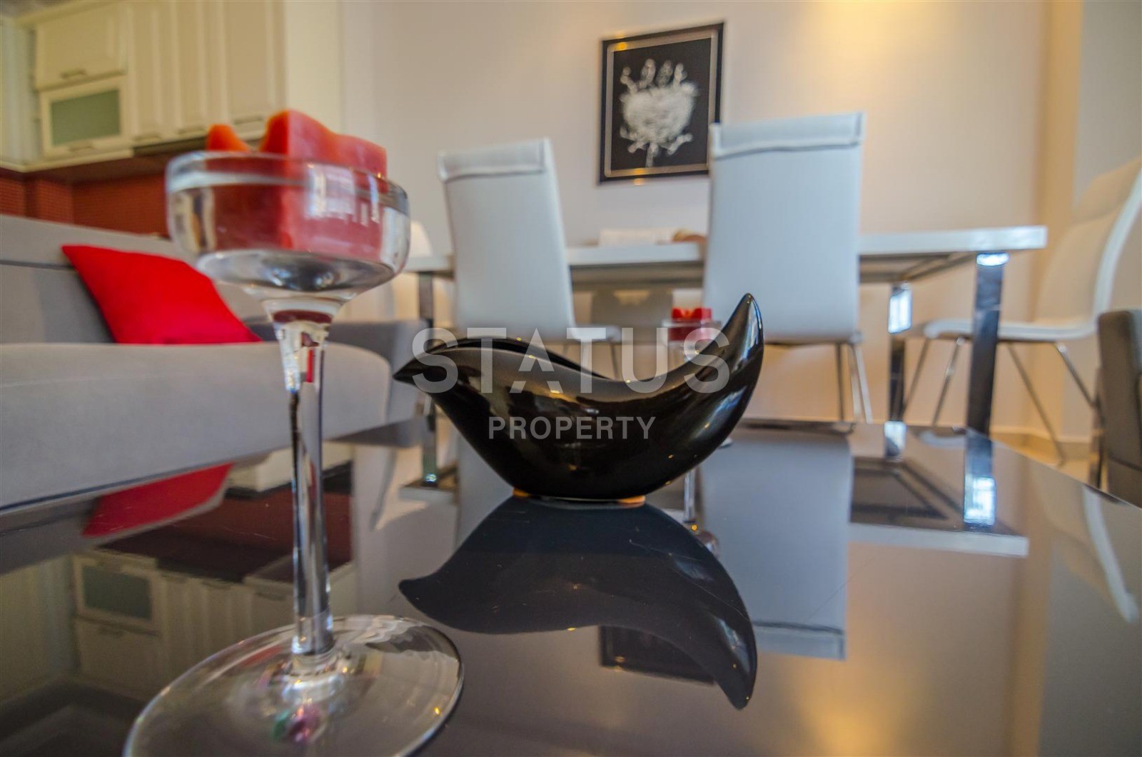 Stylish apartment with a sea view in a luxury complex in the Avsallar area 70 sq.m. фото 12