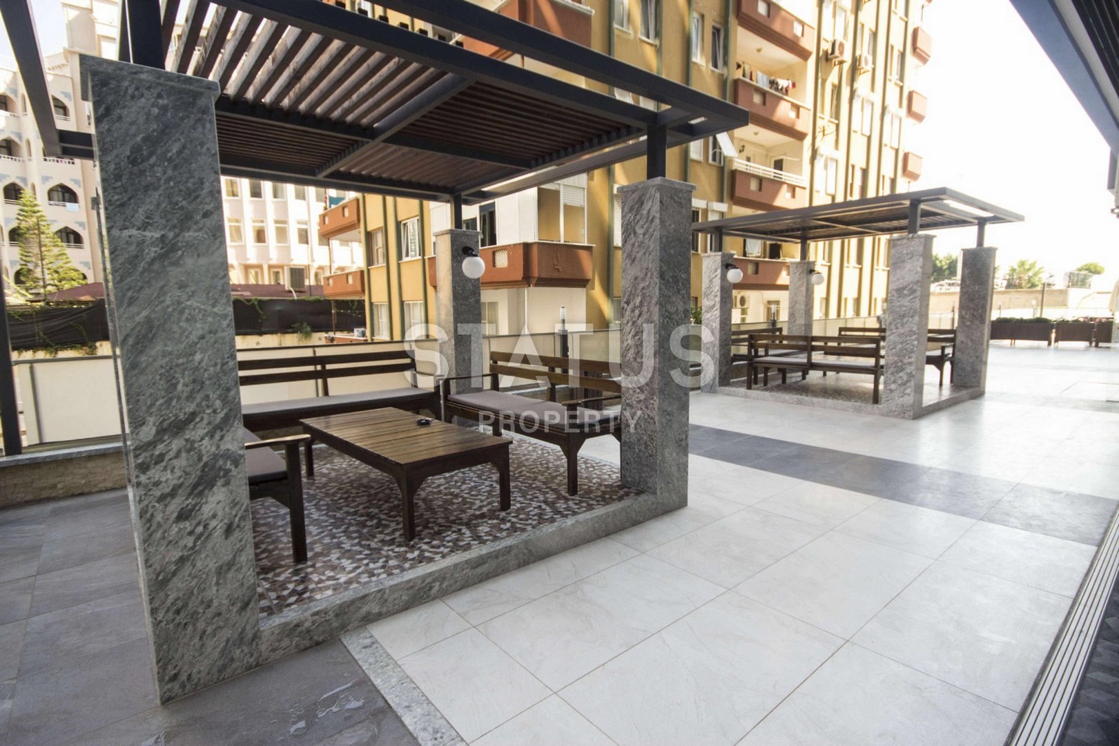 Апартаменты 1+1 с видом на море на первой береговой линии, 70 м2 в Махмутларе фото 9