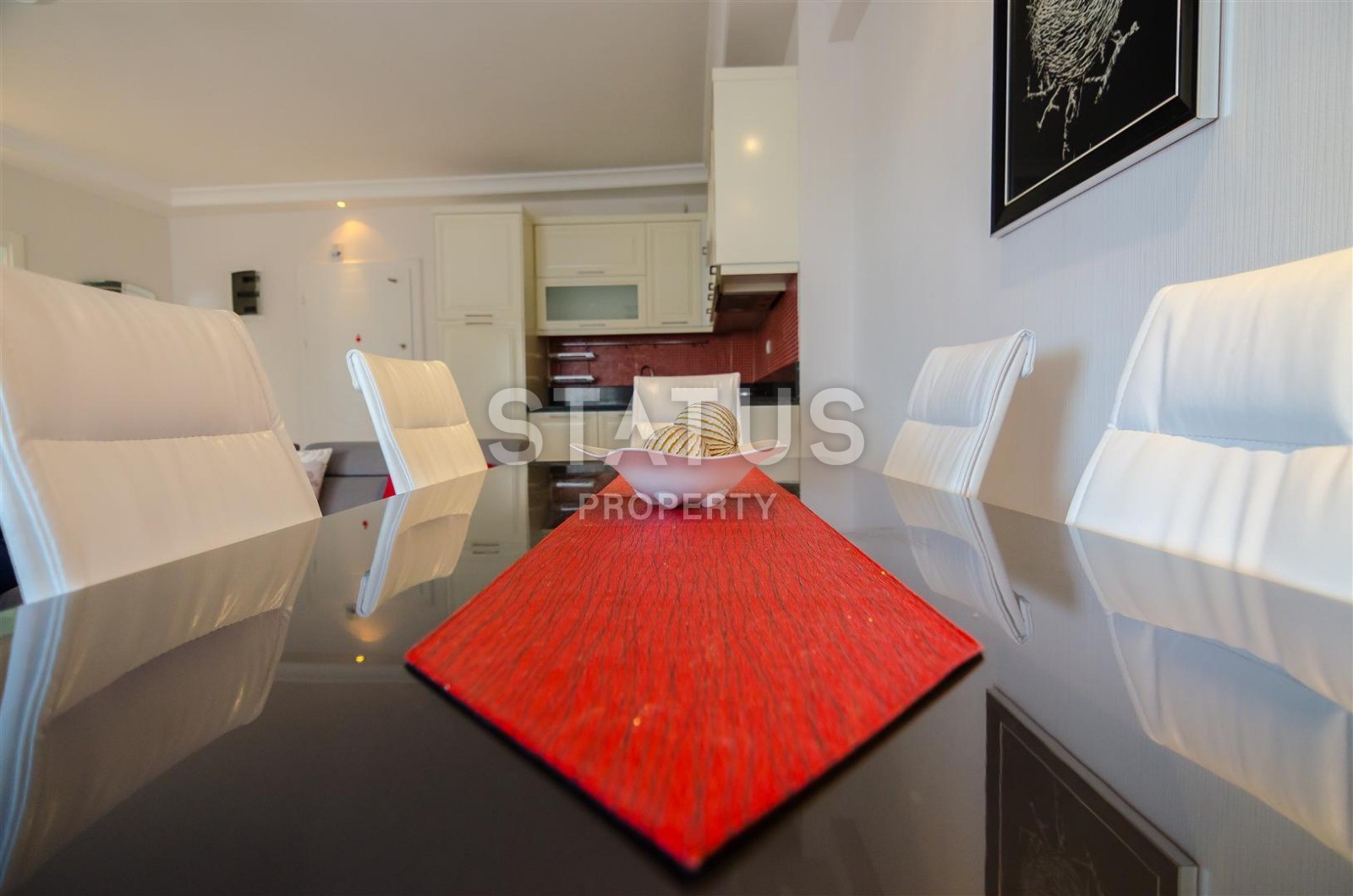 Stylish apartment with a sea view in a luxury complex in the Avsallar area 70 sq.m. фото 14