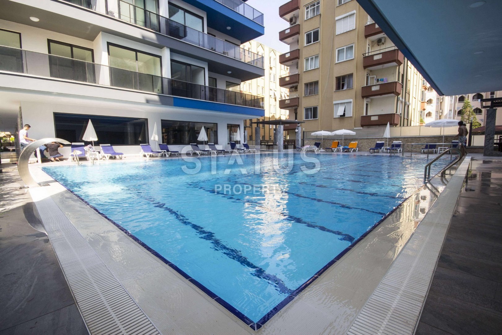 Апартаменты 1+1 с видом на море на первой береговой линии, 70 м2 в Махмутларе фото 11