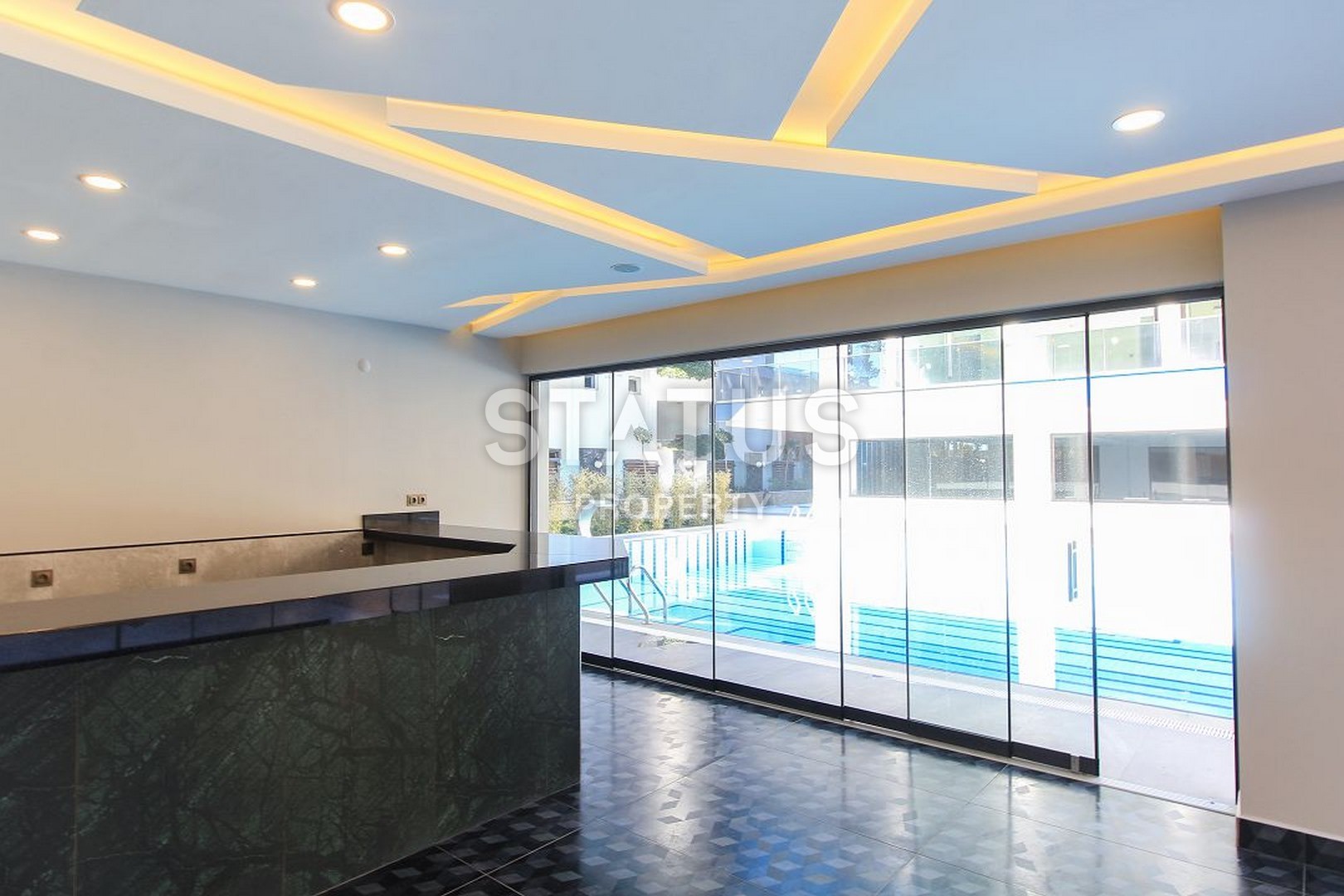 Апартаменты 1+1 с видом на море на первой береговой линии, 70 м2 в Махмутларе фото 14