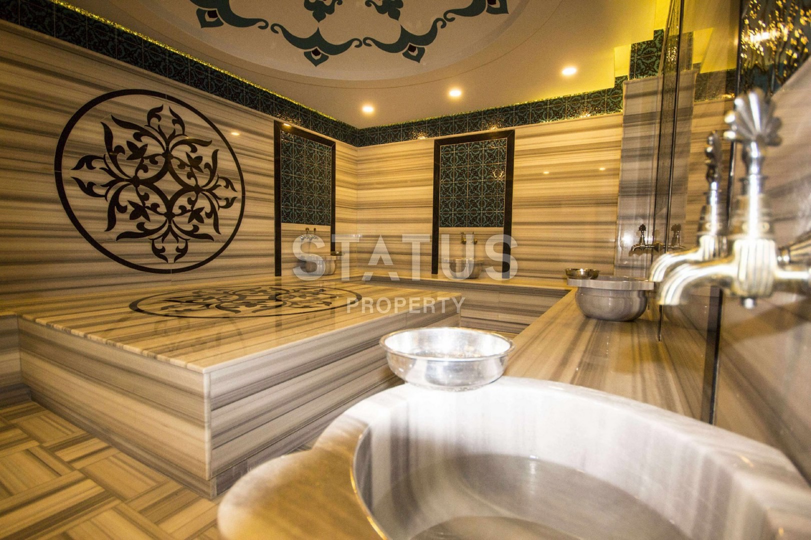 Апартаменты 1+1 с видом на море на первой береговой линии, 70 м2 в Махмутларе фото 19