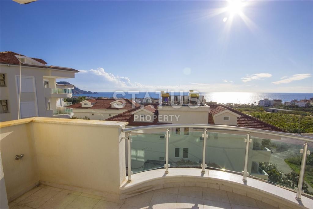 Апартаменты 2+1 с видом на пляж Клеопатры и Крепость, 100 м2. Центр Алании. фото 4