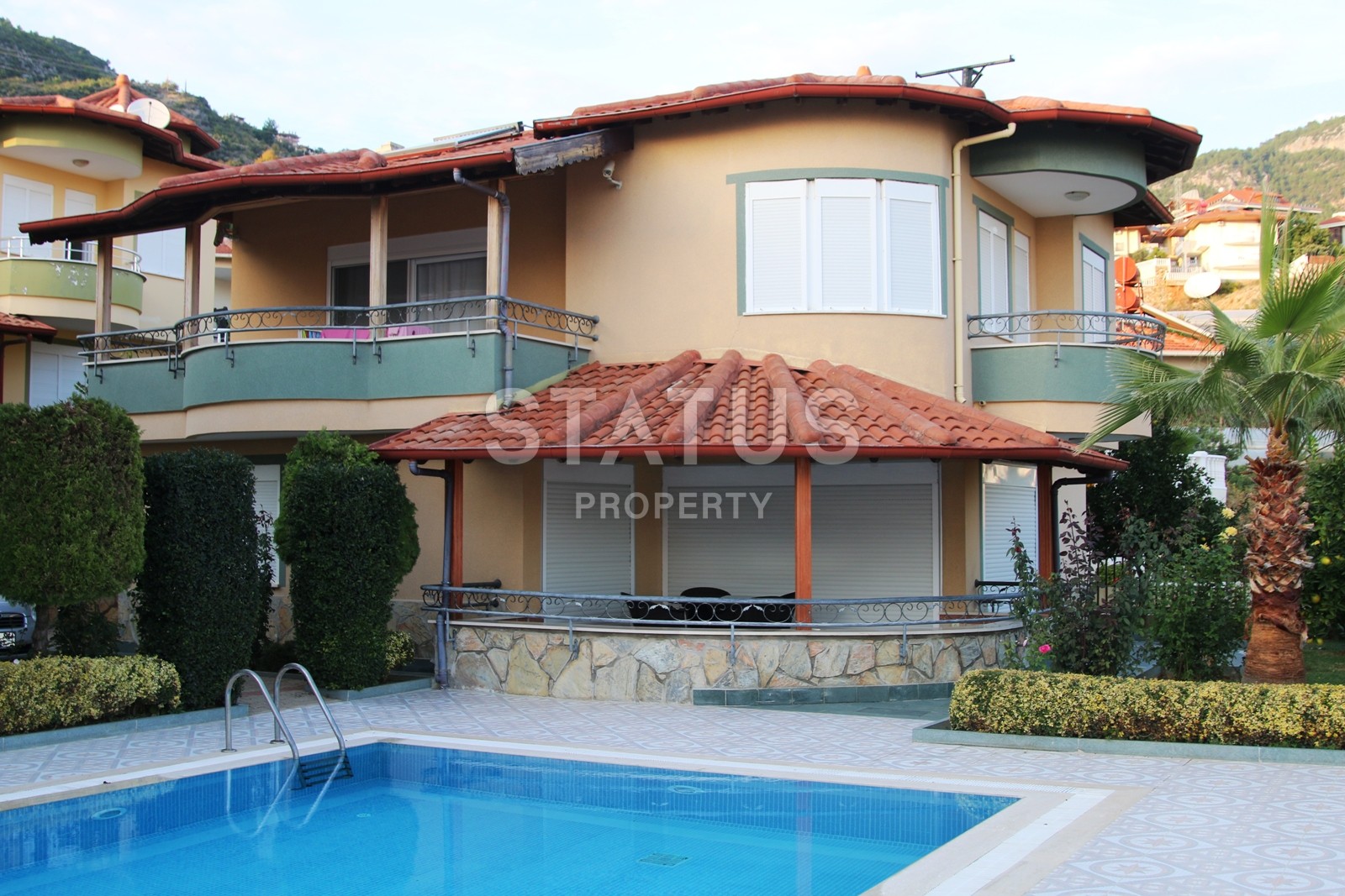 Потрясающая вилла с видом на Средиземное море и всю Алании. 230 кв.м. фото 17